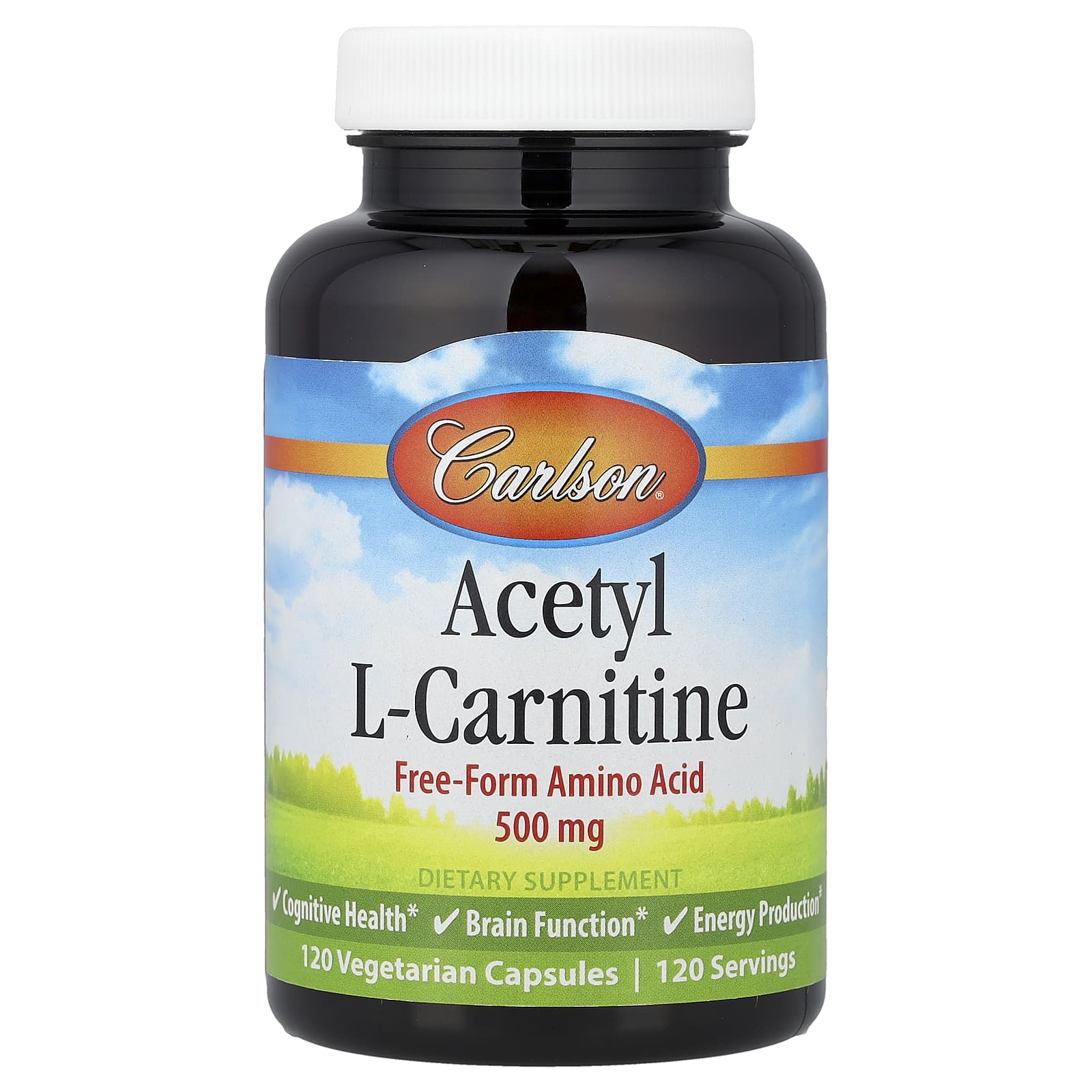 Carlson Acetyl-L-Carnitine – 120 gélules végétales — Tunisie