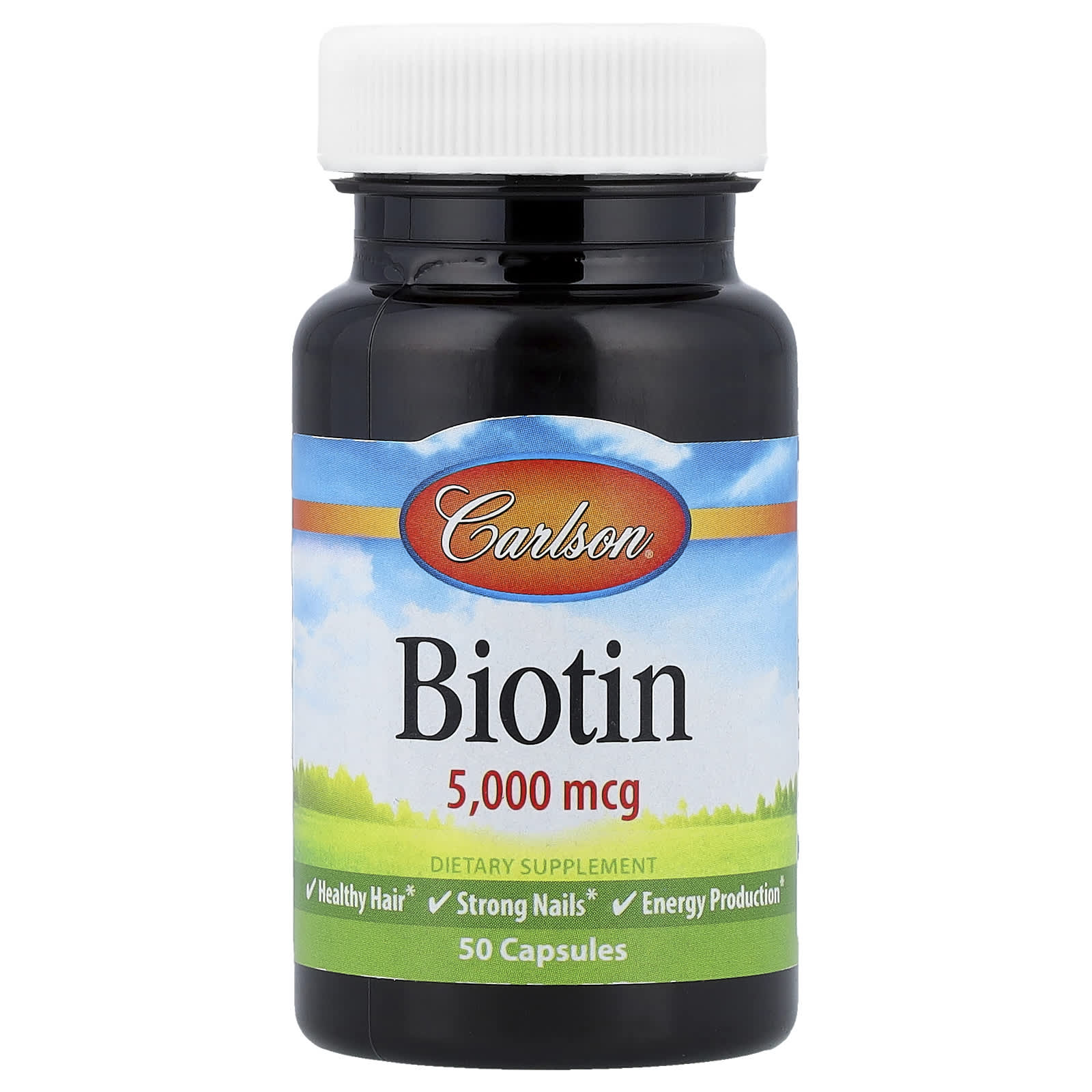 Carlson Biotin – 50 gélules — Tunisie