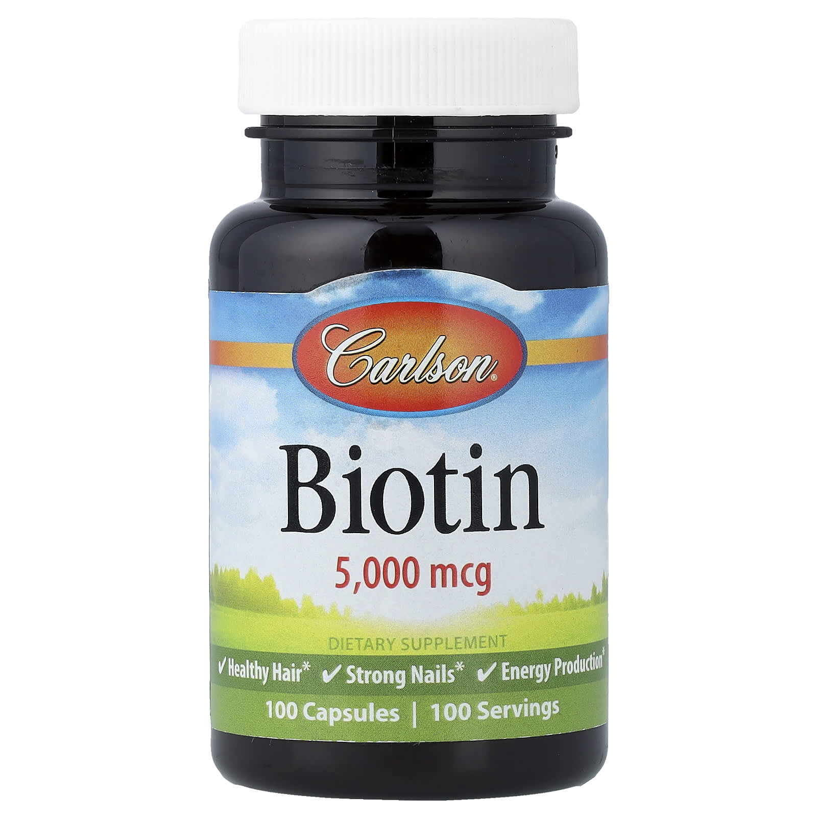 Carlson Biotin – 100 gélules — Tunisie