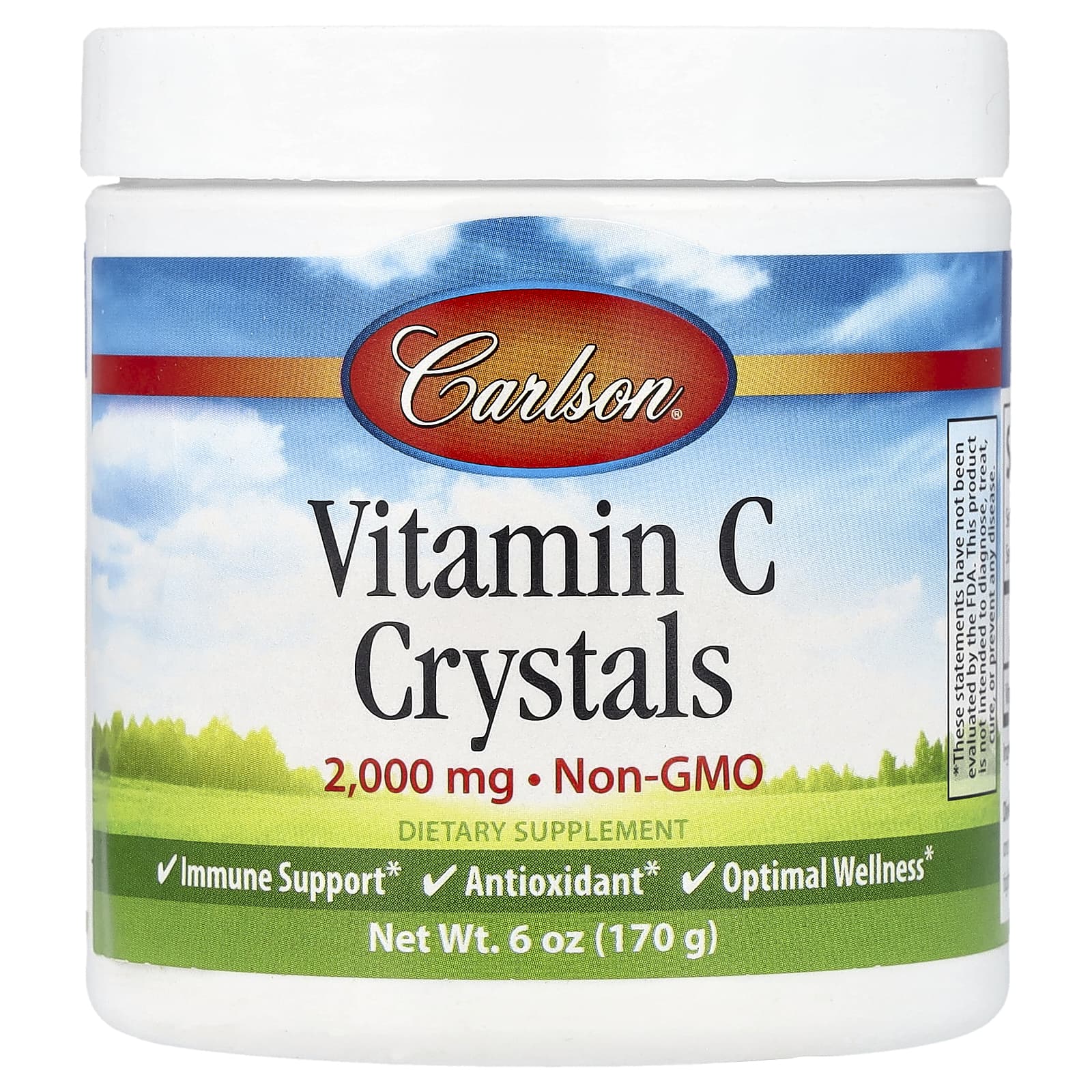 Carlson Vitamin C Crystals – 170 g — Tunisie