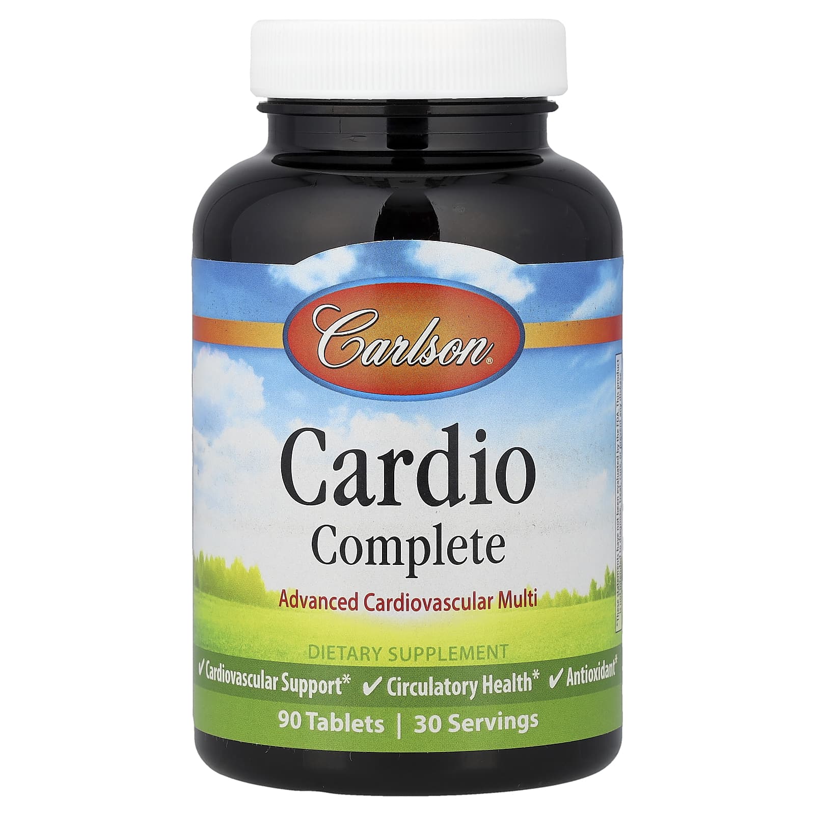 Carlson Cardio Complete, Advanced Cardiovascular Multi – 90 comprimés — Tunisie