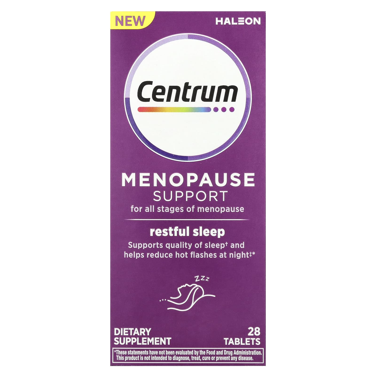 Centrum Menopause Support, Restful Sleep – 28 comprimés — Tunisie