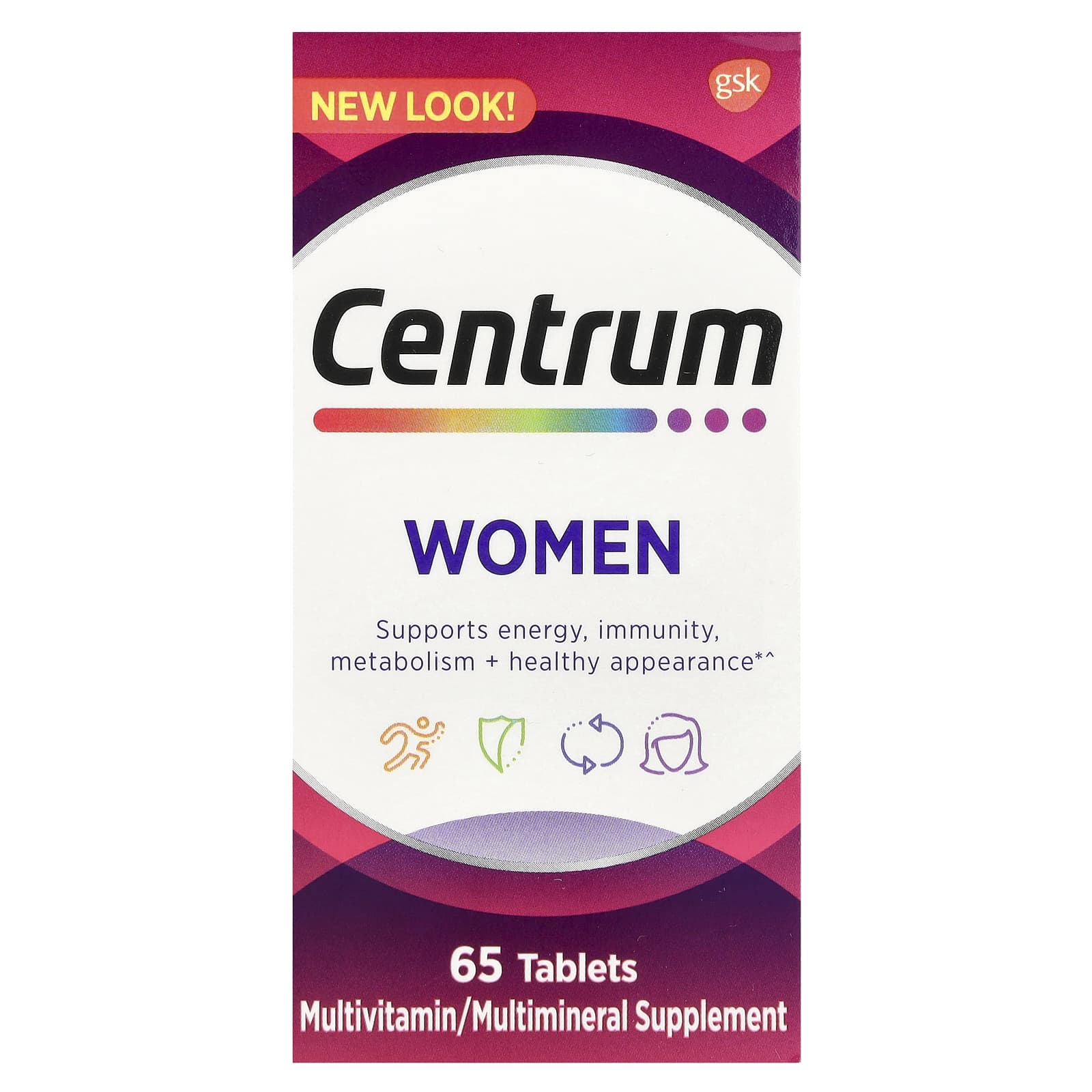 Centrum Women Multivitamin – 65 comprimés — Tunisie
