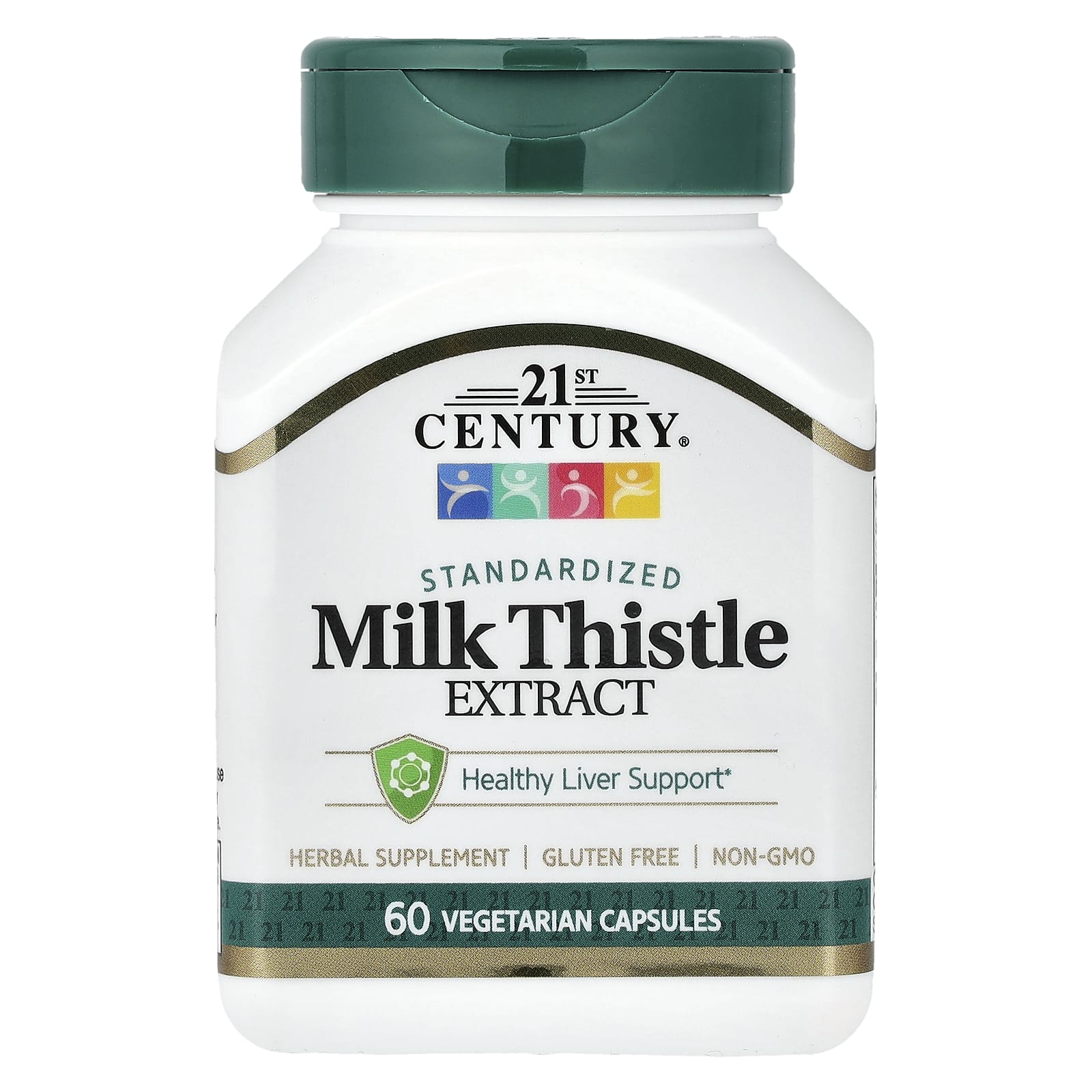 21st Century Milk Thistle Extract, Standardized – 60 gélules végétales — Tunisie