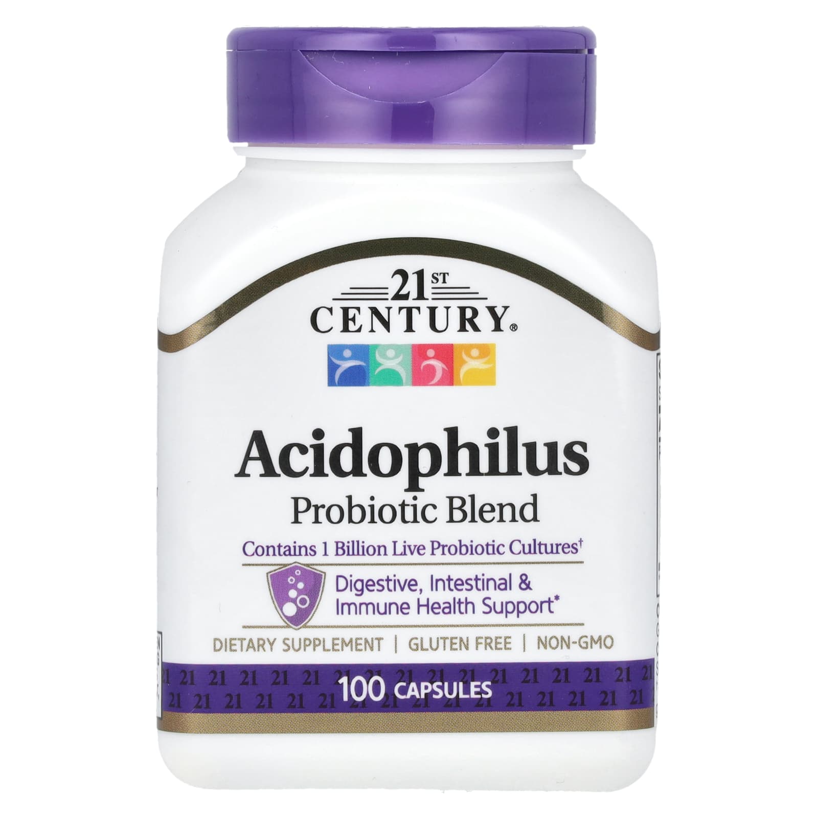 21st Century Acidophilus Probiotic Blend – 100 gélules — Tunisie