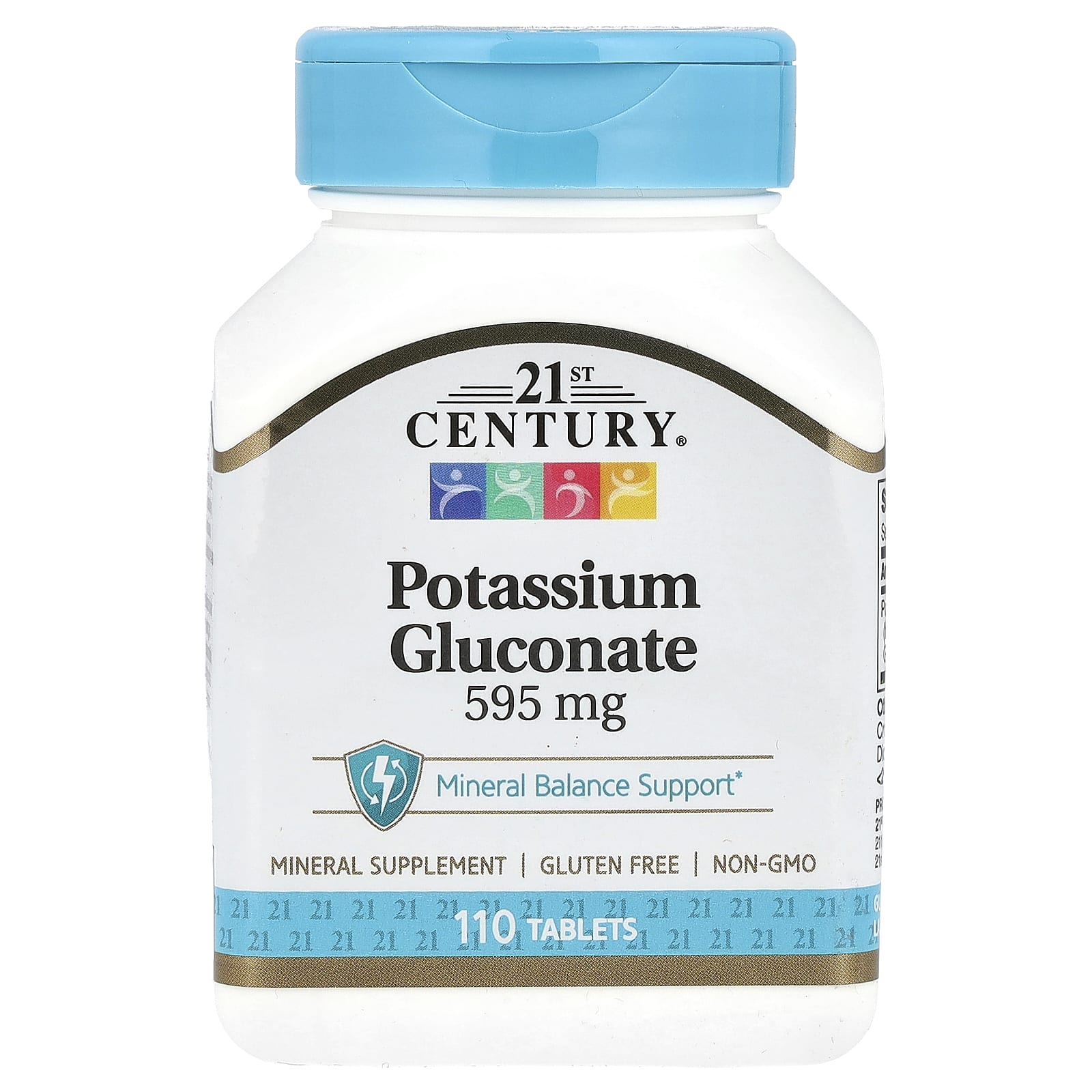 21st Century Potassium Gluconate – 110 comprimés — Tunisie