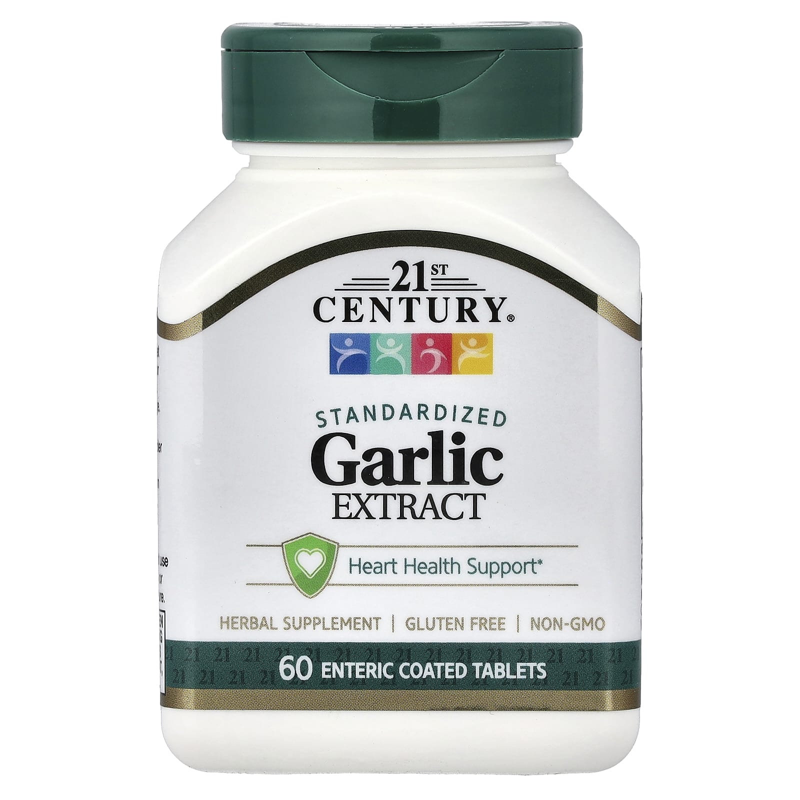 21st Century Garlic Extract, Standardized, 60 Enteric Coated Tablets — Tunisie