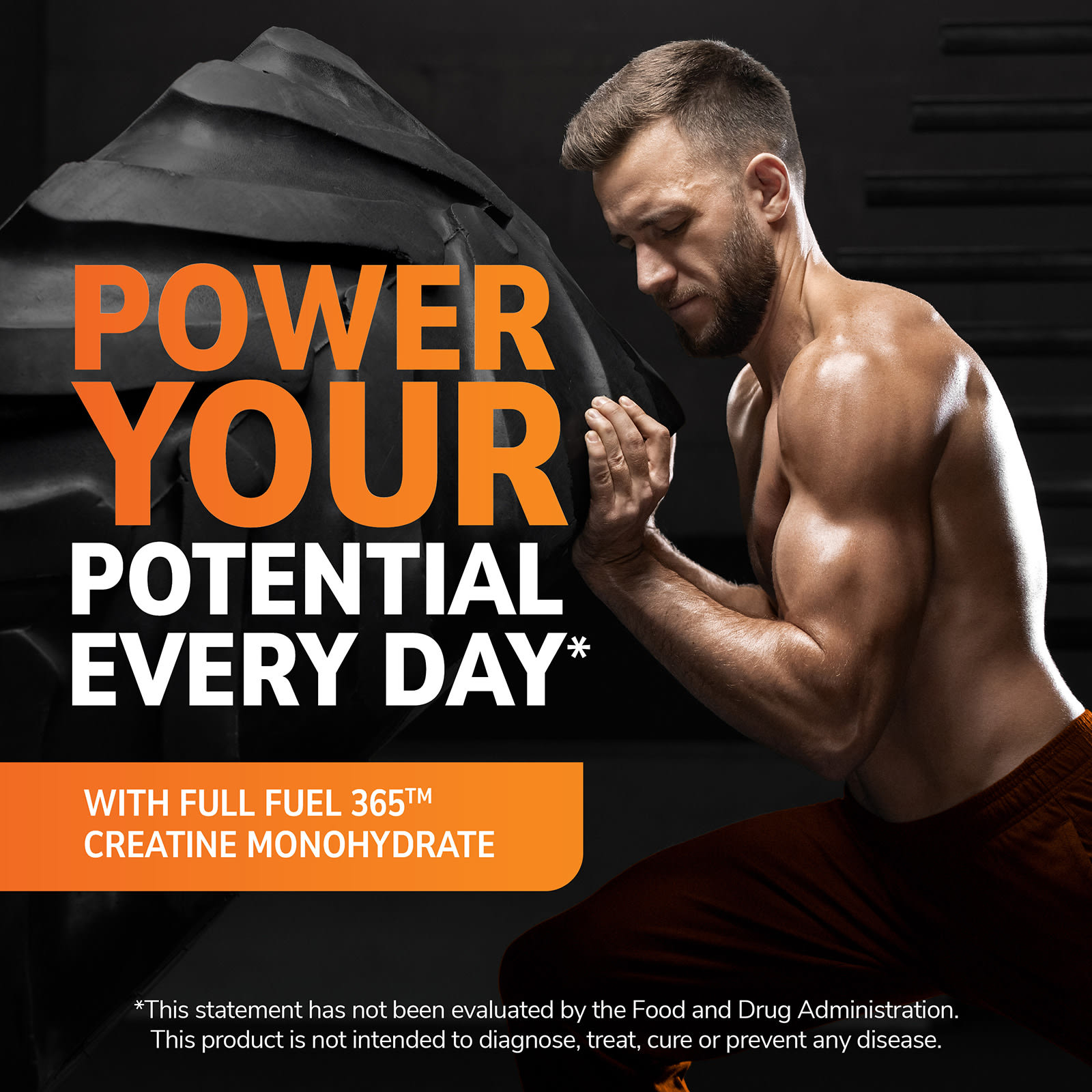 21st Century Full Fuel 365, Creatine Monohydrate – Sans arôme – 454 g — étiquette 4