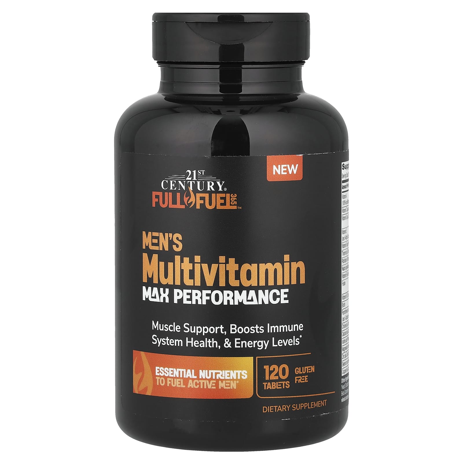 21st Century Full Fuel 365, Men's Multivitamin, Max Performance – 120 comprimés — Tunisie