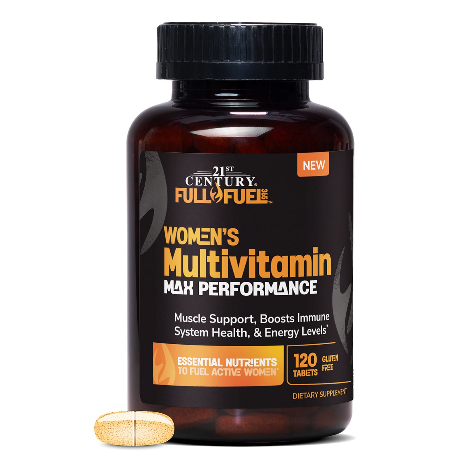 21st Century Full Fuel 365, Women's Multivitamin, Max Performance – 120 comprimés — étiquette 1
