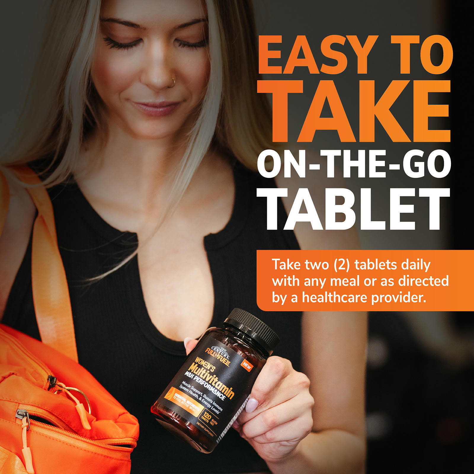 21st Century Full Fuel 365, Women's Multivitamin, Max Performance – 120 comprimés — étiquette 7