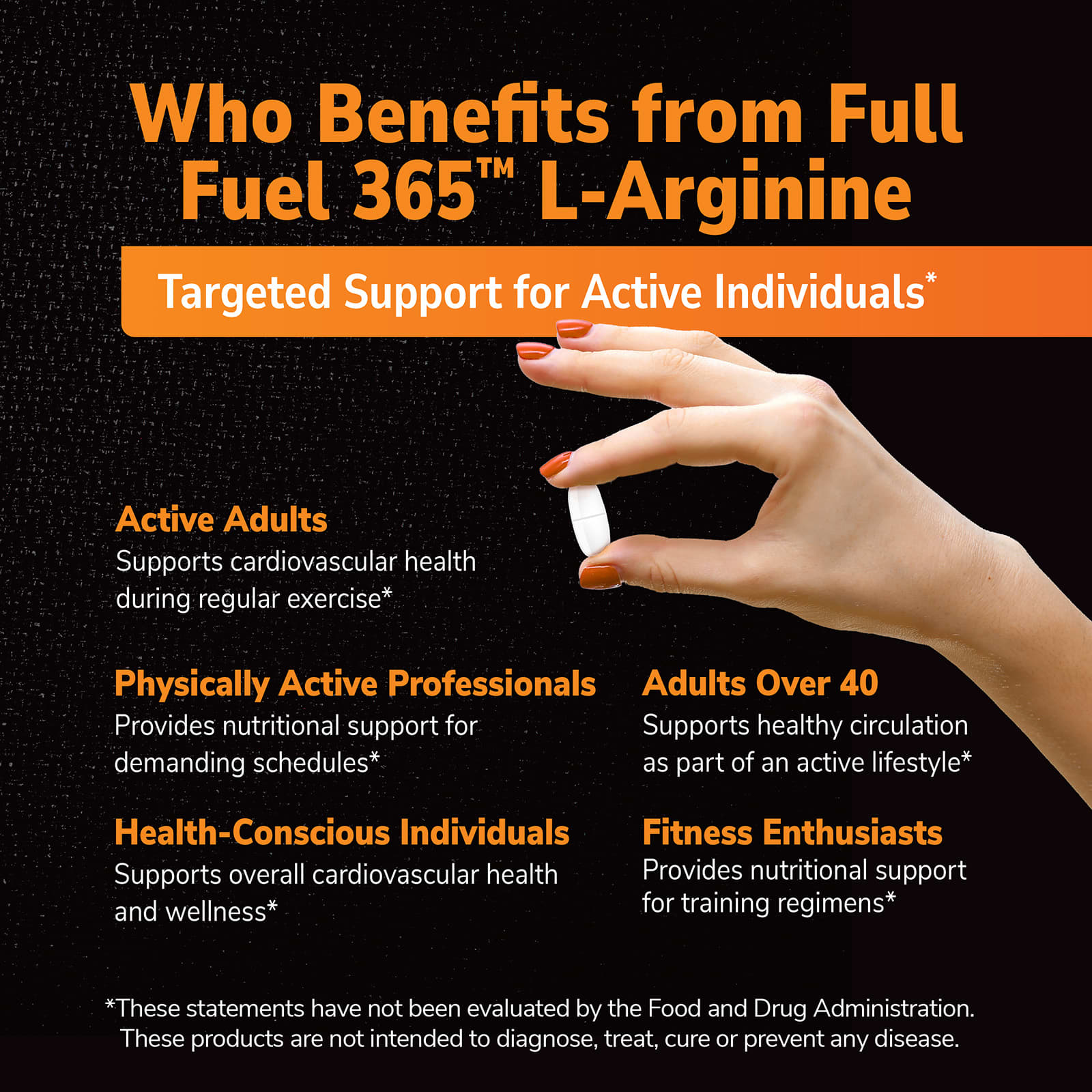 21st Century Full Fuel 365, L-Arginine – 90 comprimés — étiquette 4