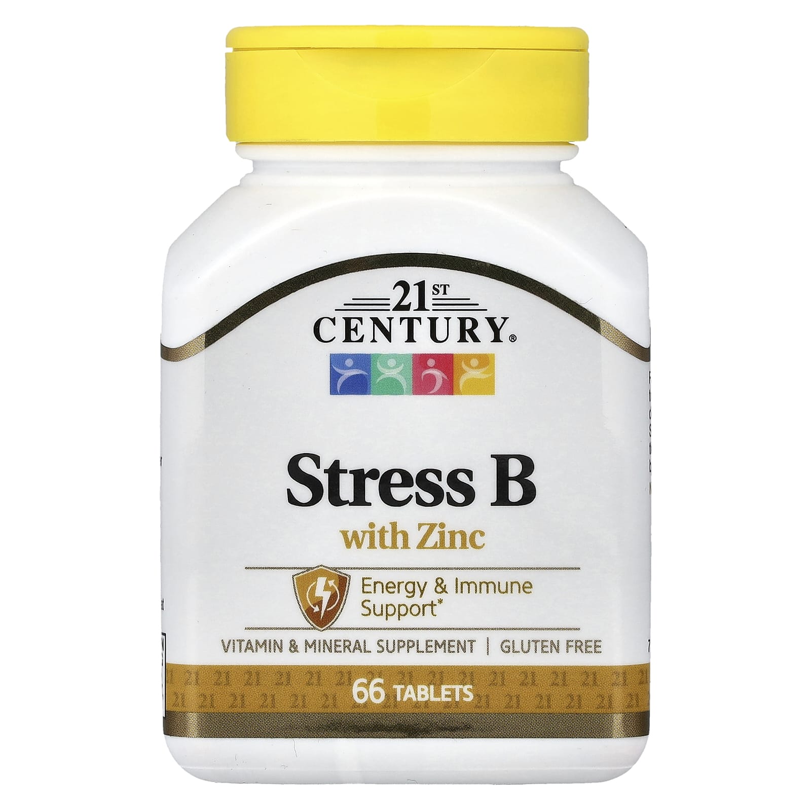 21st Century Stress B with Zinc – 66 comprimés — Tunisie