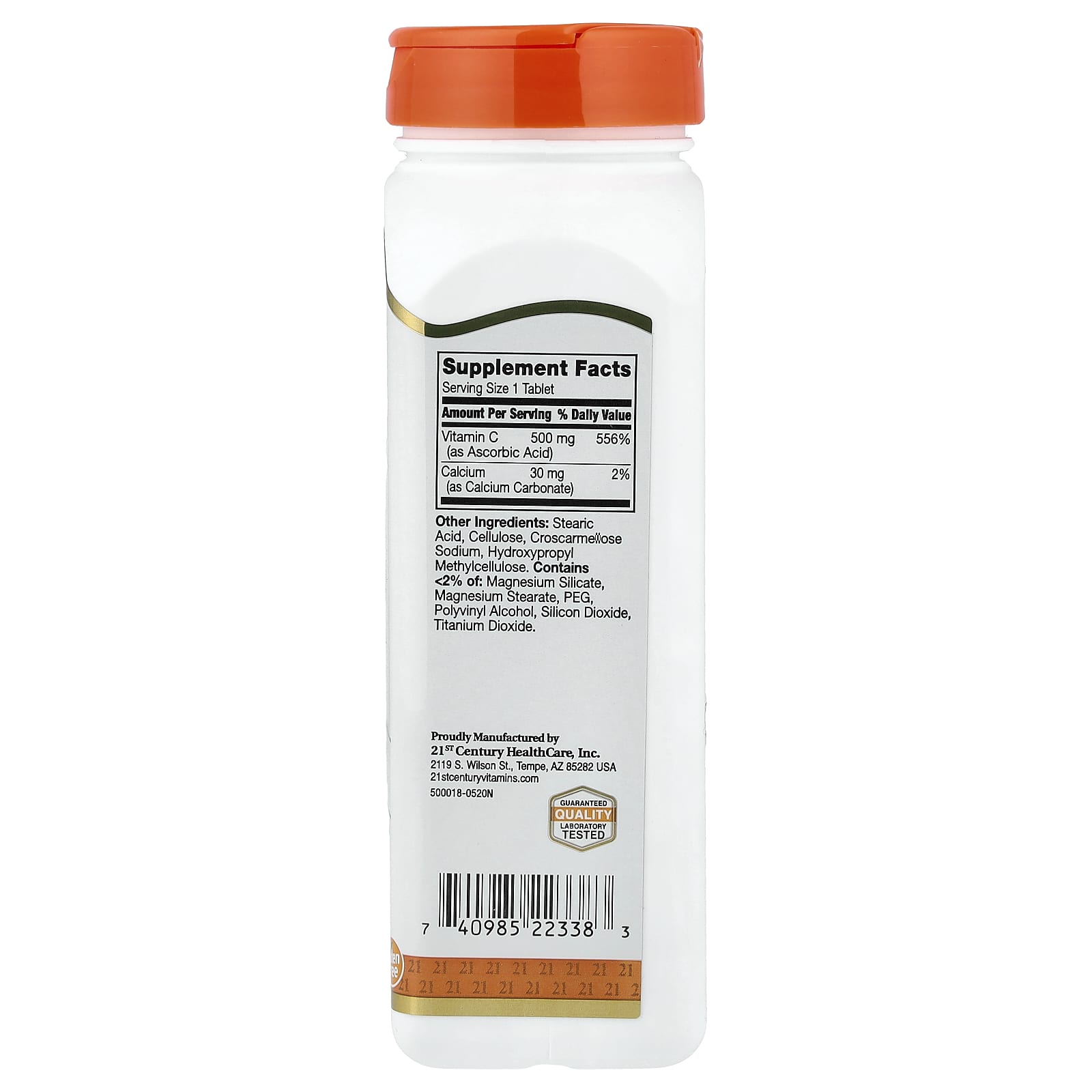 21st Century Vitamin C – 250 comprimés — photo 2 sur 2
