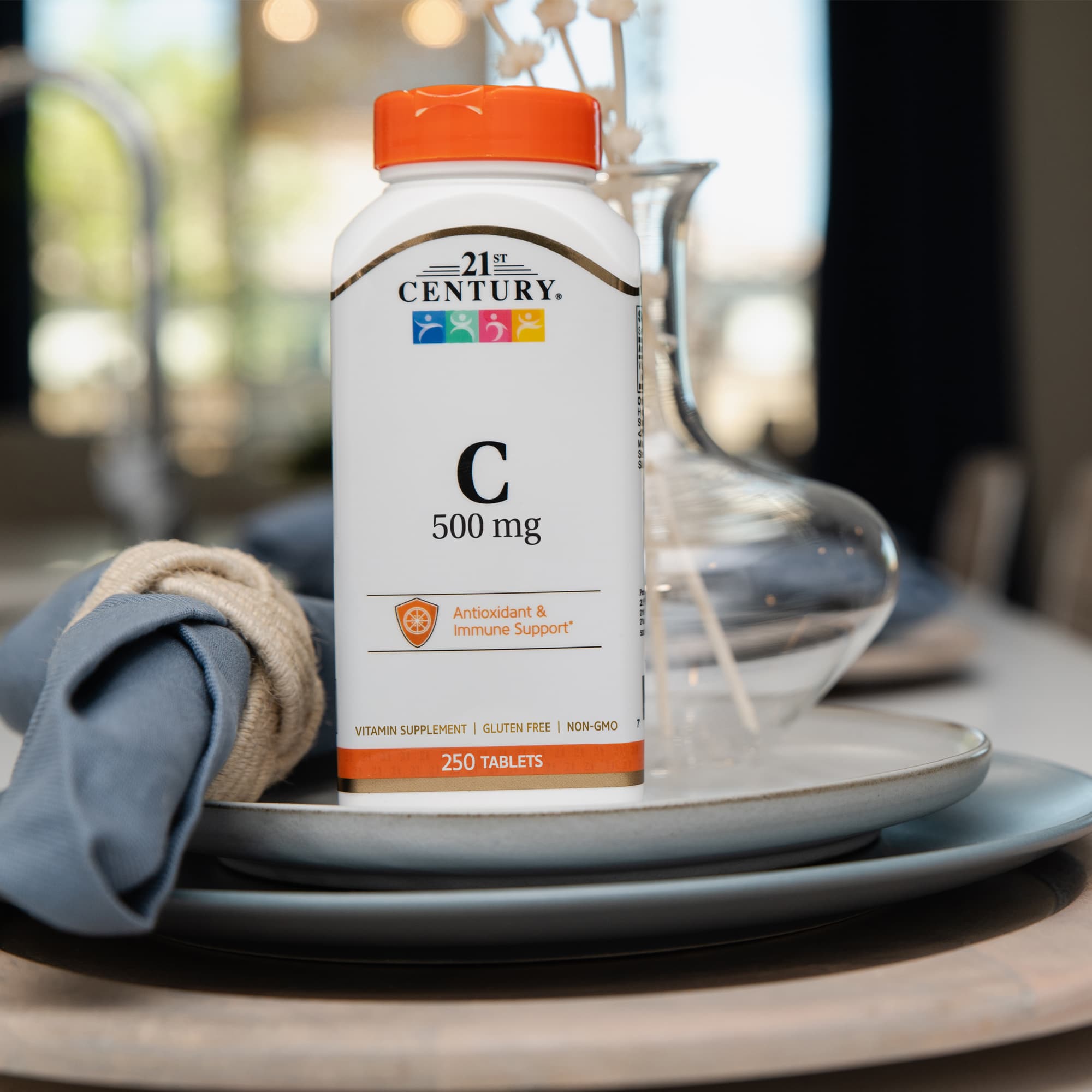 21st Century Vitamin C – 250 comprimés — étiquette 1