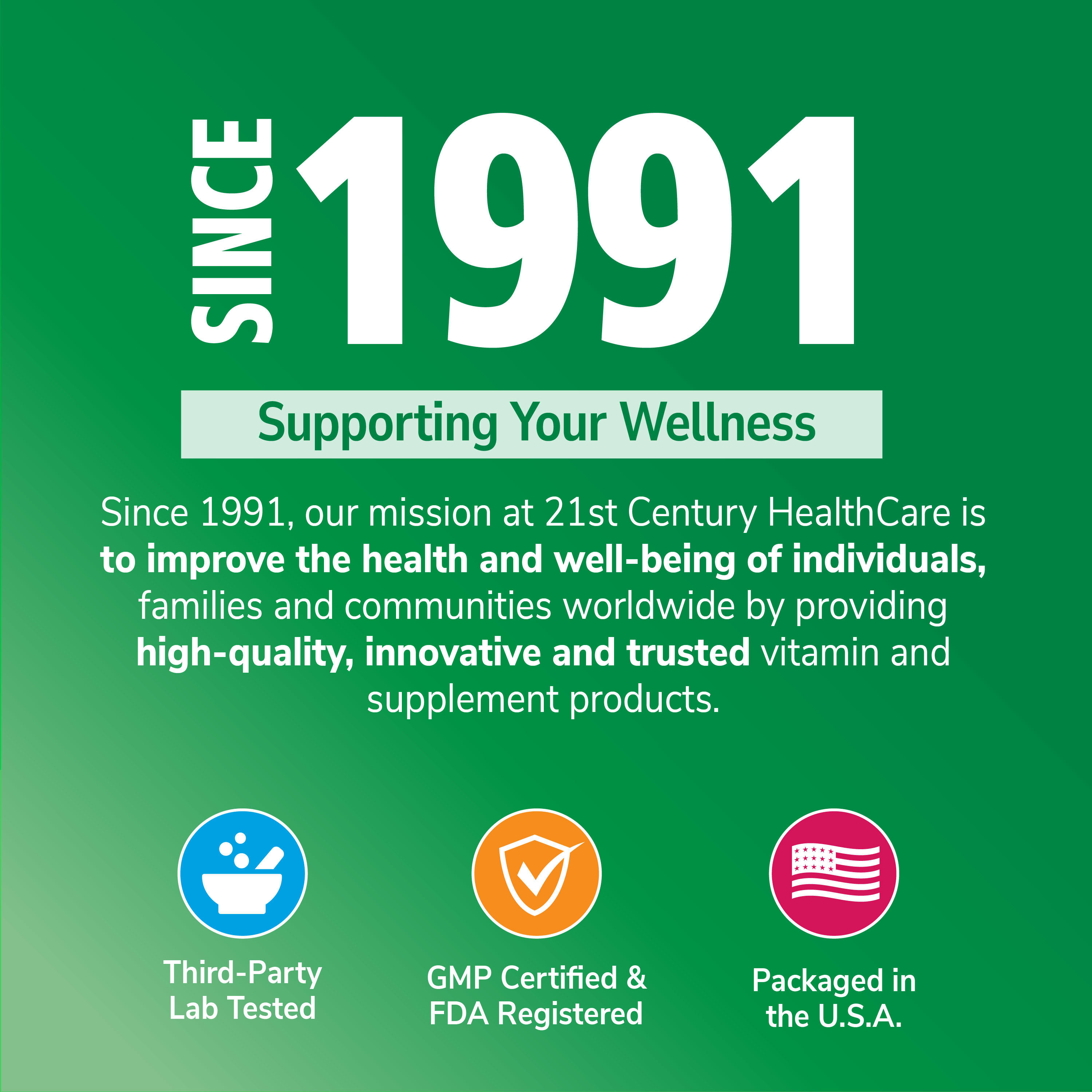 21st Century Sentry Senior, Multivitamin & Multimineral Supplement – 125 comprimés — étiquette 8