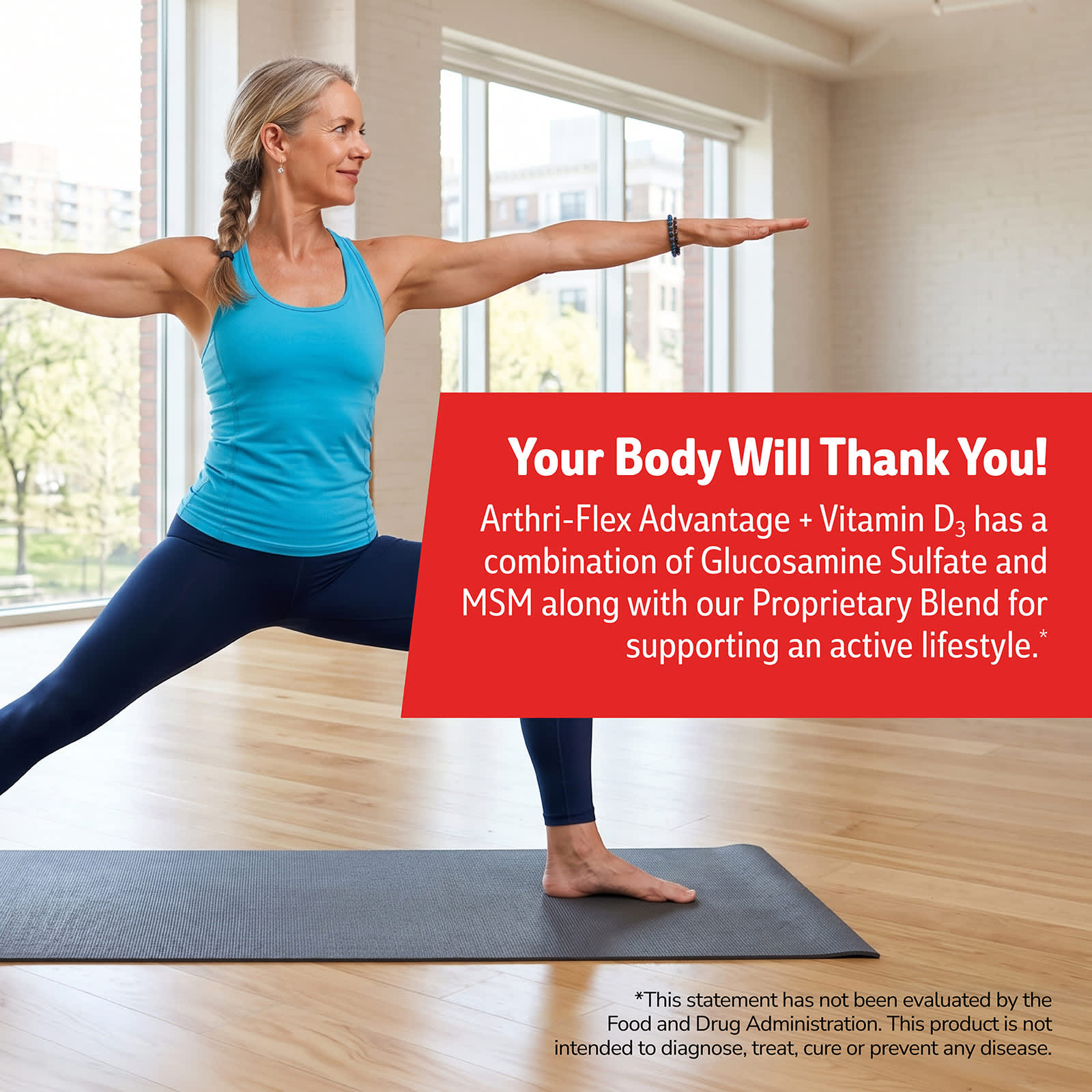 21st Century Arthri-Flex Advantage + Vitamin D3, 120 Coated Tablets — étiquette 5