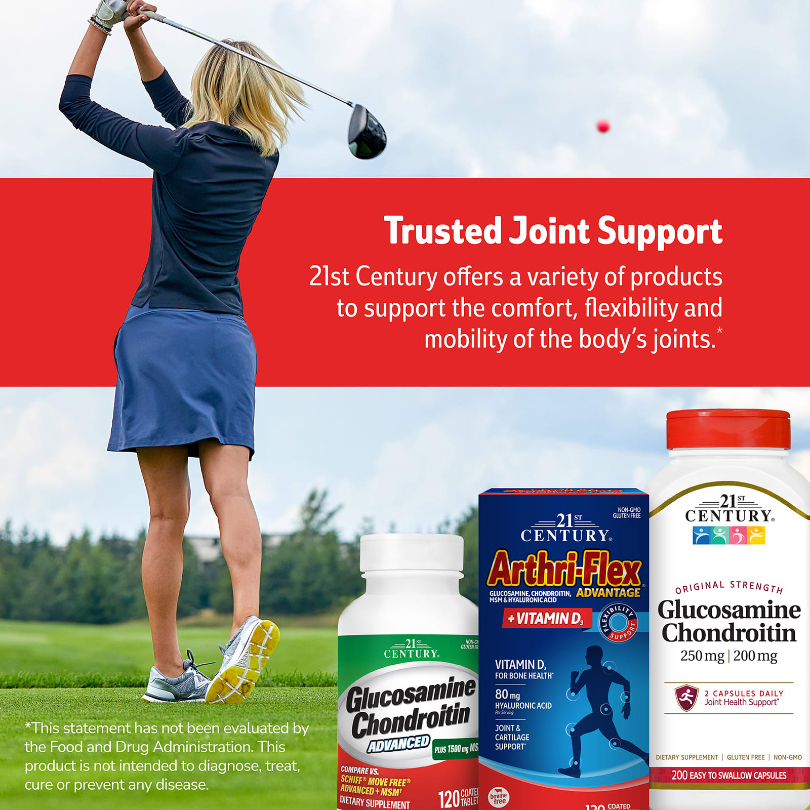 21st Century Arthri-Flex Advantage + Vitamin D3, 120 Coated Tablets — étiquette 8
