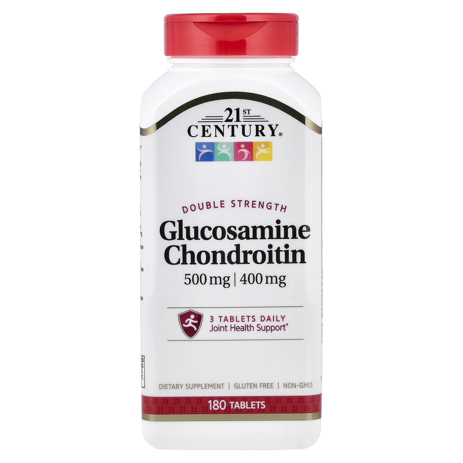 21st Century Glucosamine Chondroitin – 180 comprimés — Tunisie
