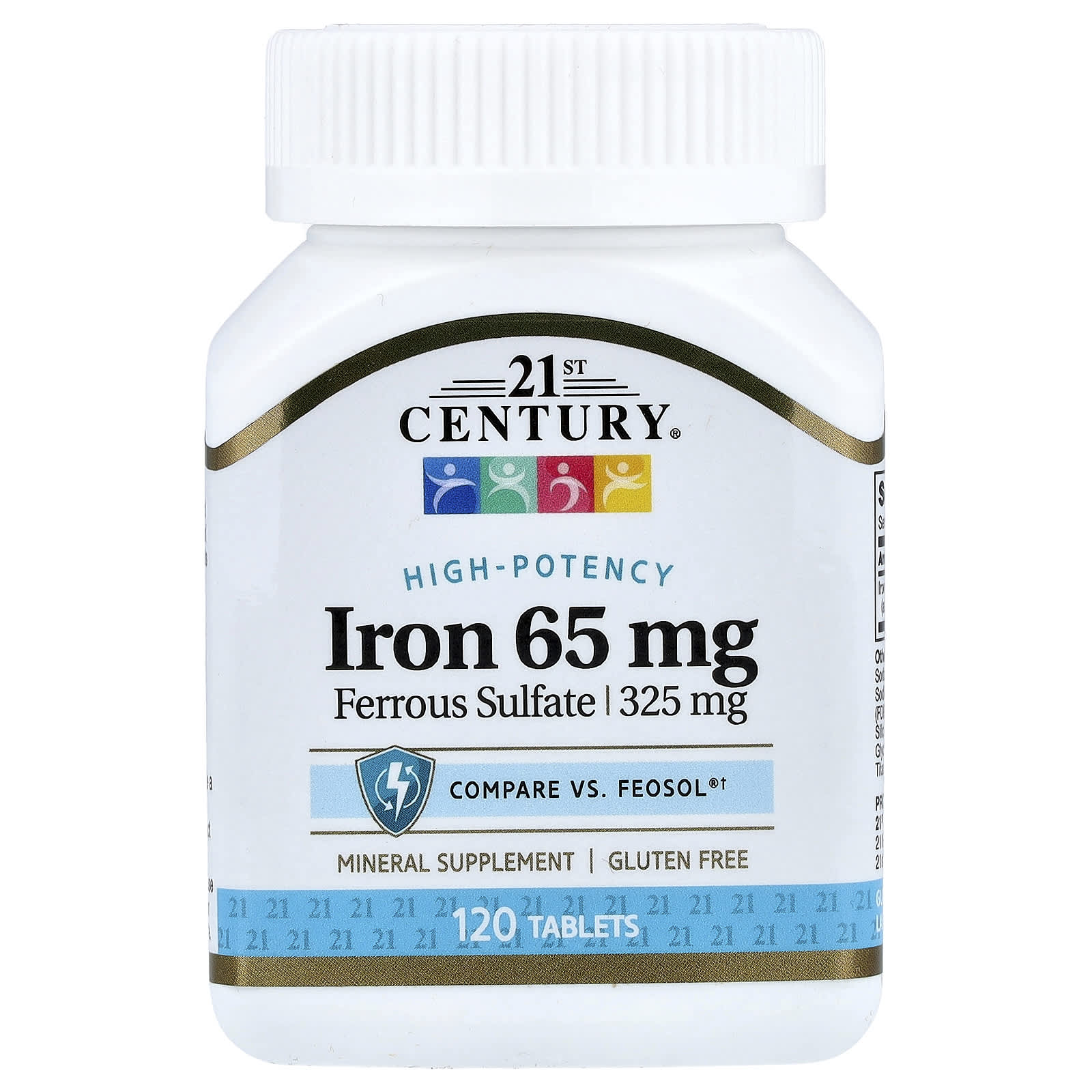 21st Century Iron – 120 comprimés — Tunisie