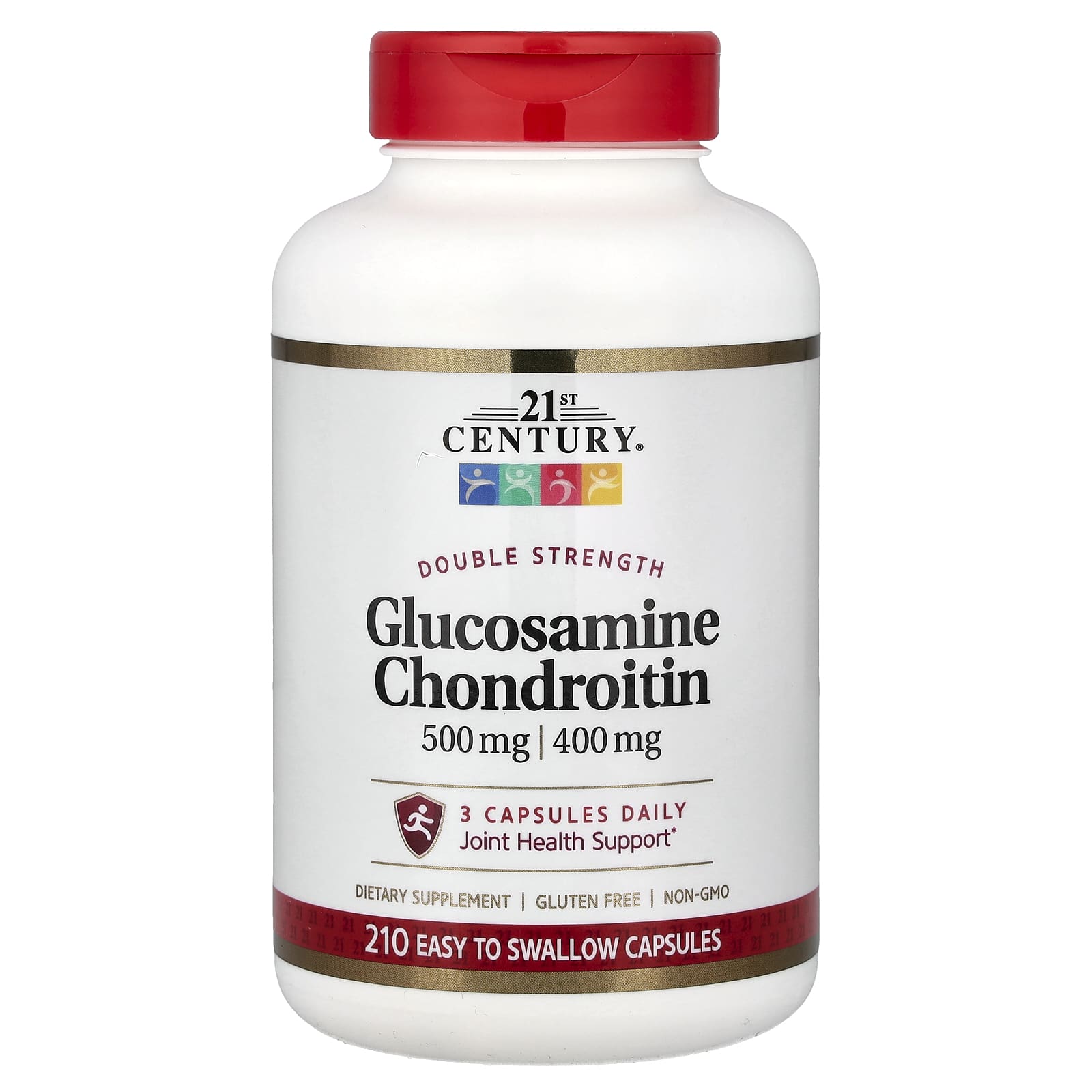 21st Century Glucosamine Chondroitin, 210 Easy to Swallow Capsules — Tunisie