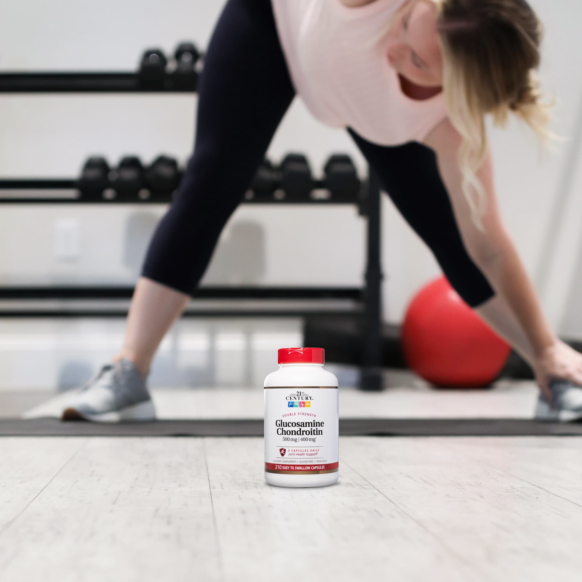 21st Century Glucosamine Chondroitin, 210 Easy to Swallow Capsules — étiquette 2
