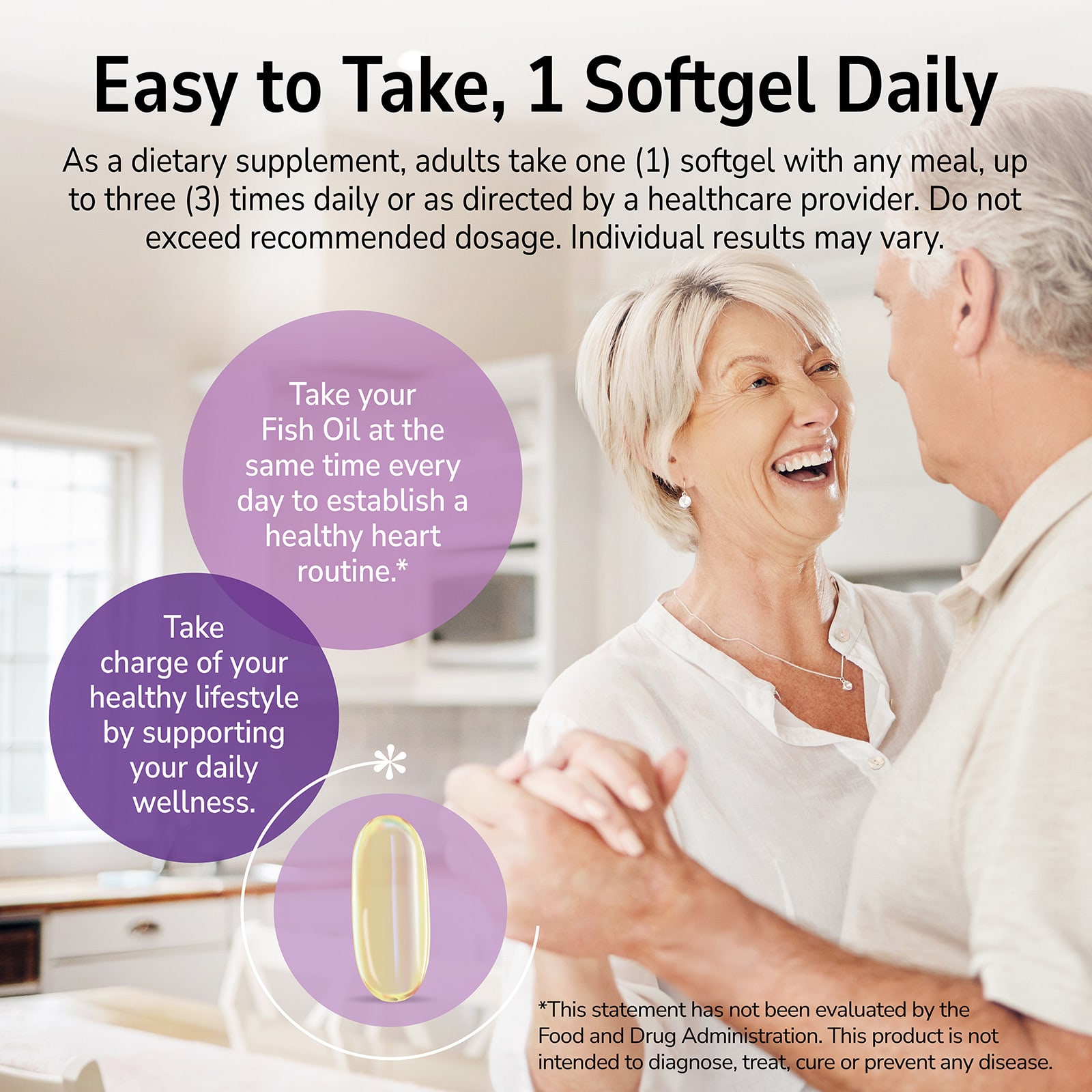 21st Century Fish Oil – 120 capsules molles — étiquette 6