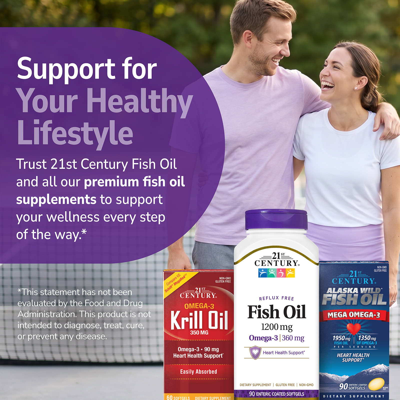 21st Century Fish Oil – 120 capsules molles — étiquette 7