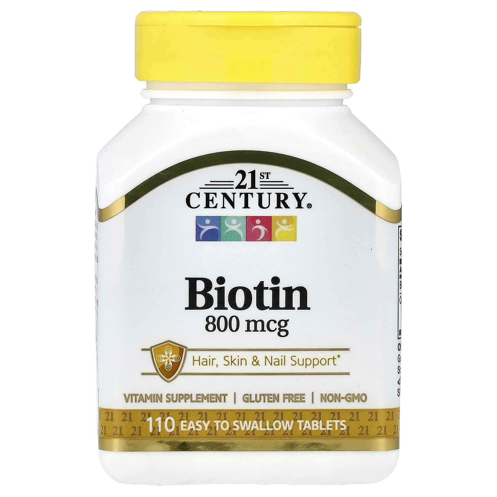 21st Century Biotin, 110 Easy Swallow Tablets — Tunisie