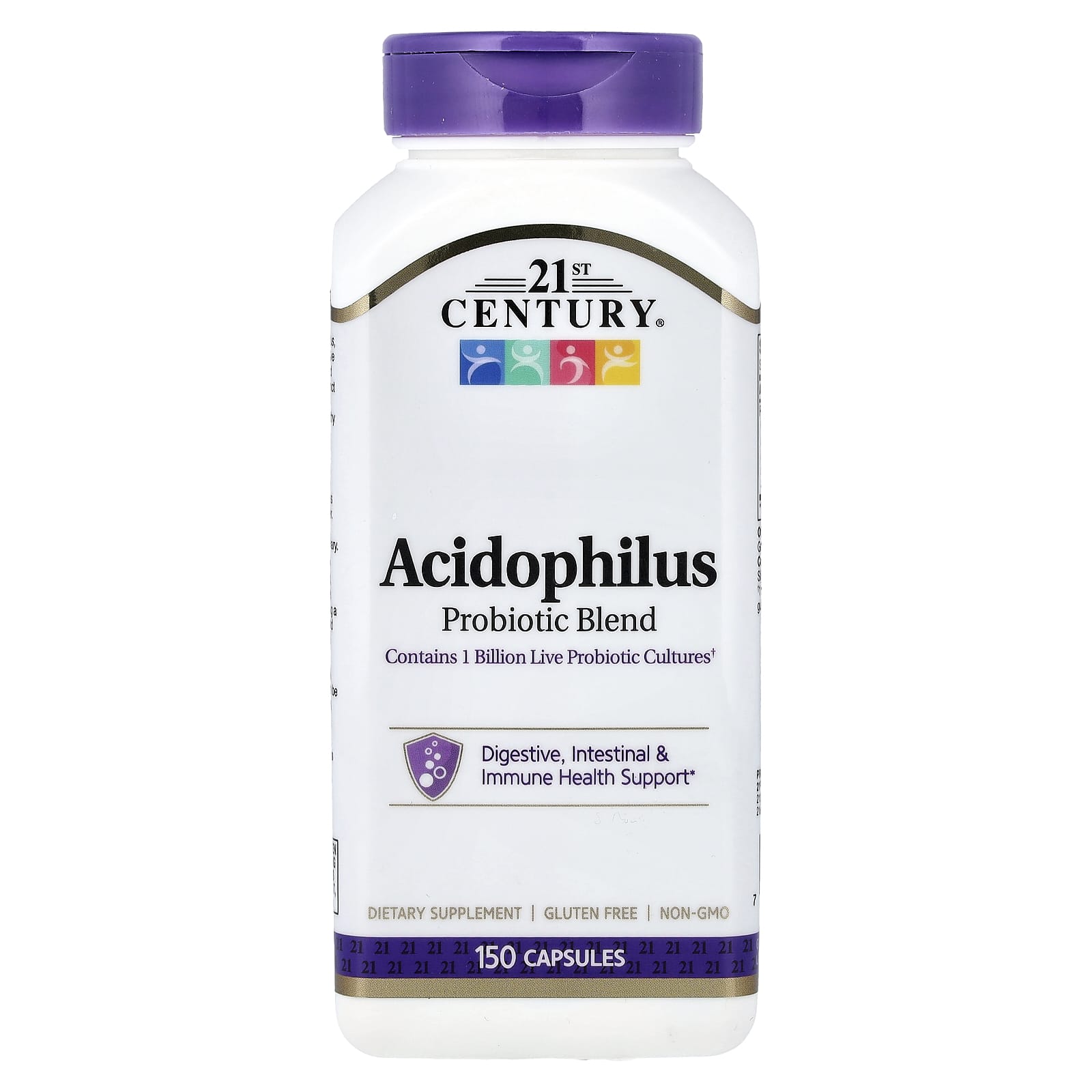 21st Century Acidophilus Probiotic Blend – 150 gélules — Tunisie