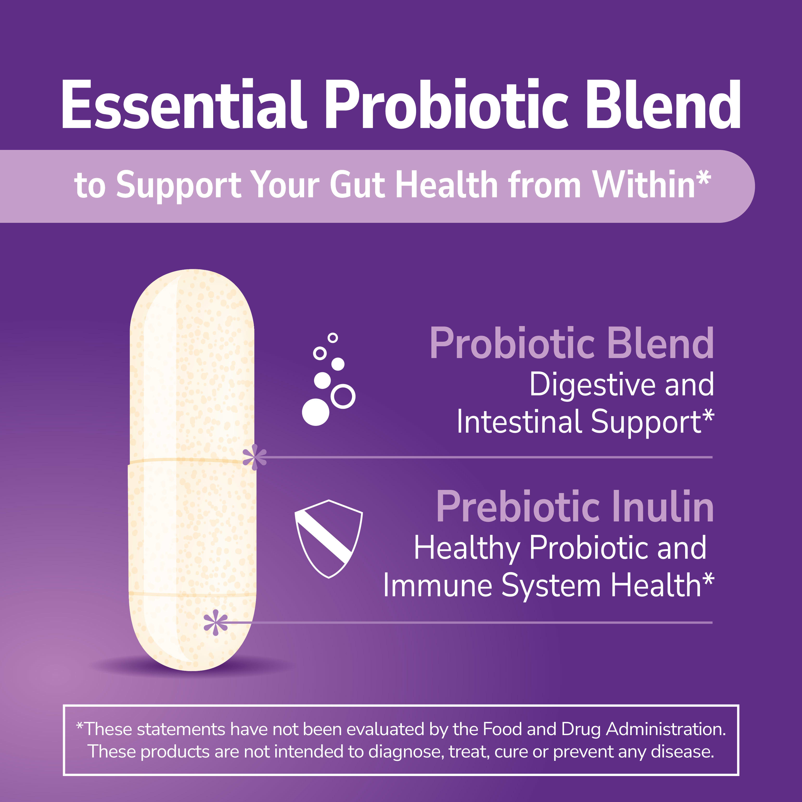 21st Century Acidophilus Probiotic Blend – 150 gélules — étiquette 2