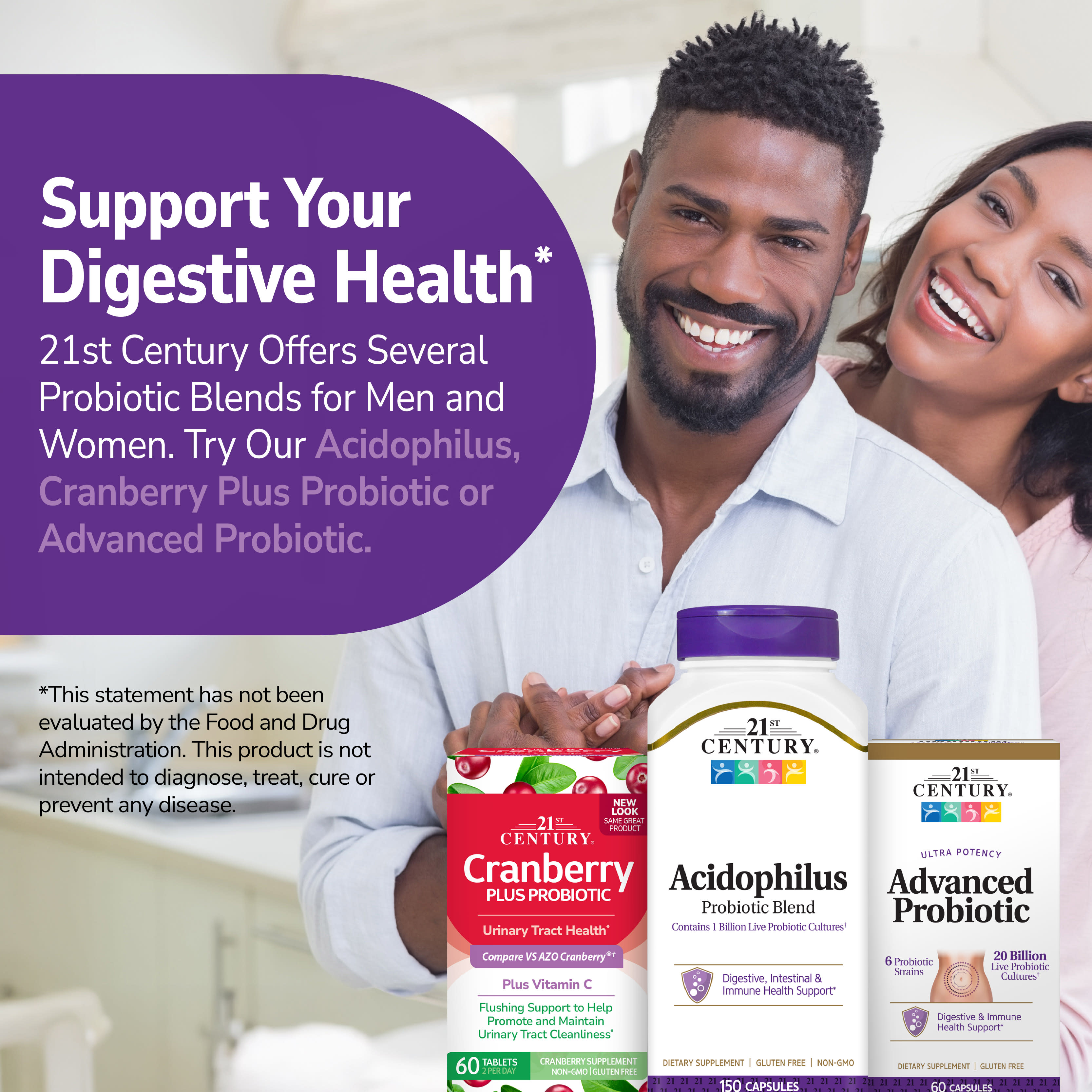 21st Century Acidophilus Probiotic Blend – 150 gélules — étiquette 8