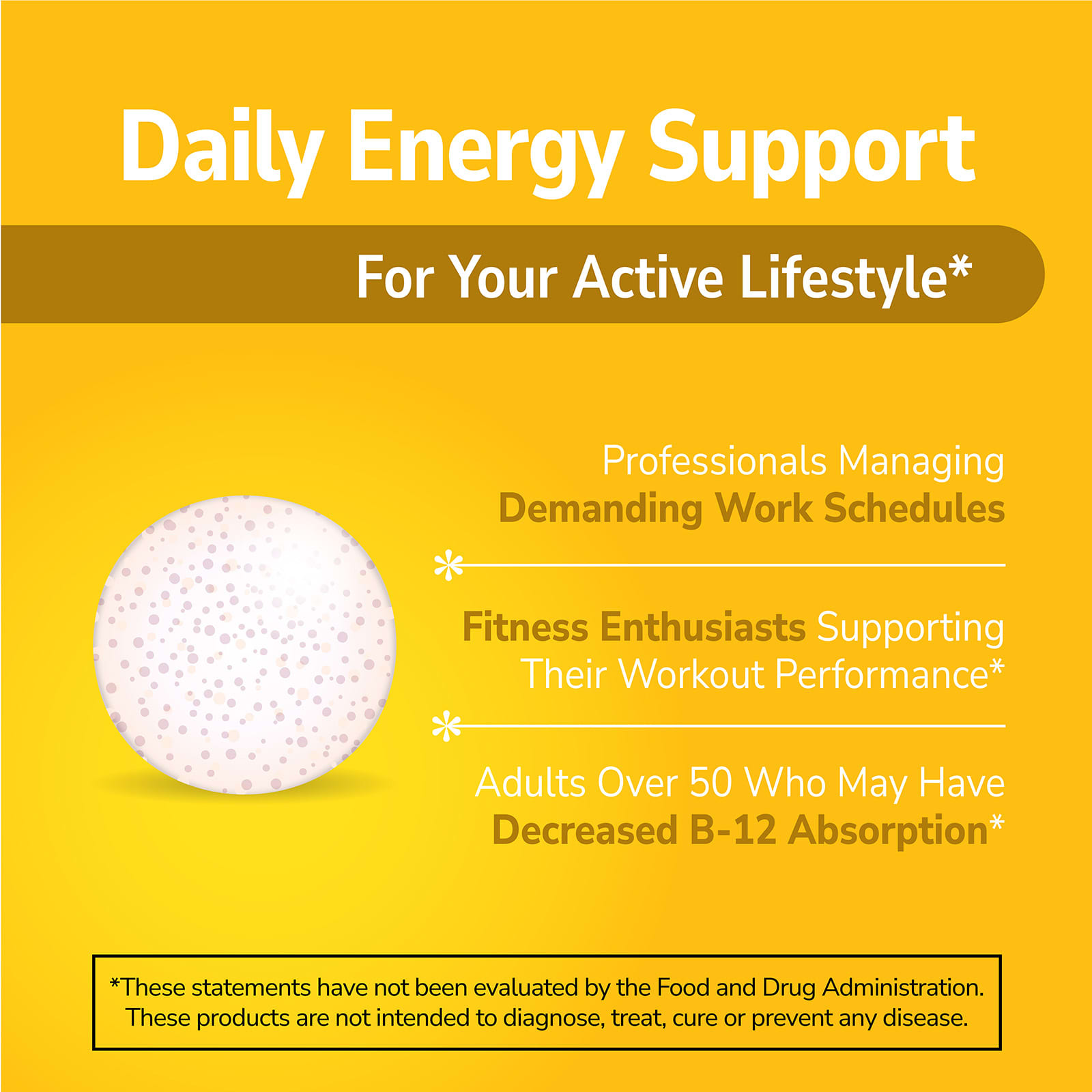 21st Century Vitamin B-12 – Cherry – 2 500 µg – 110 comprimés — étiquette 4