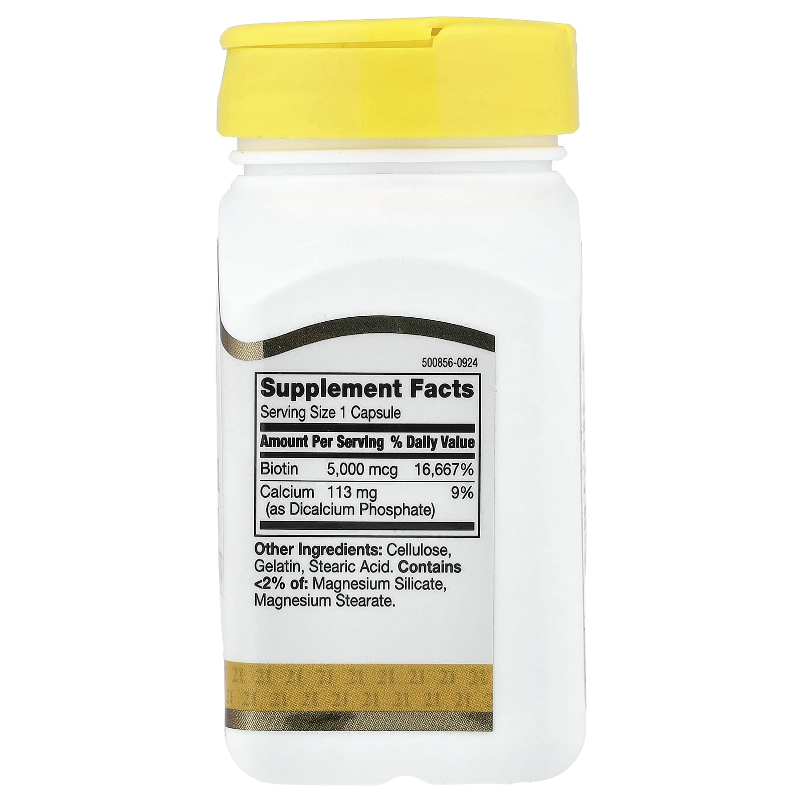 21st Century Biotin – 110 gélules — photo 2 sur 2
