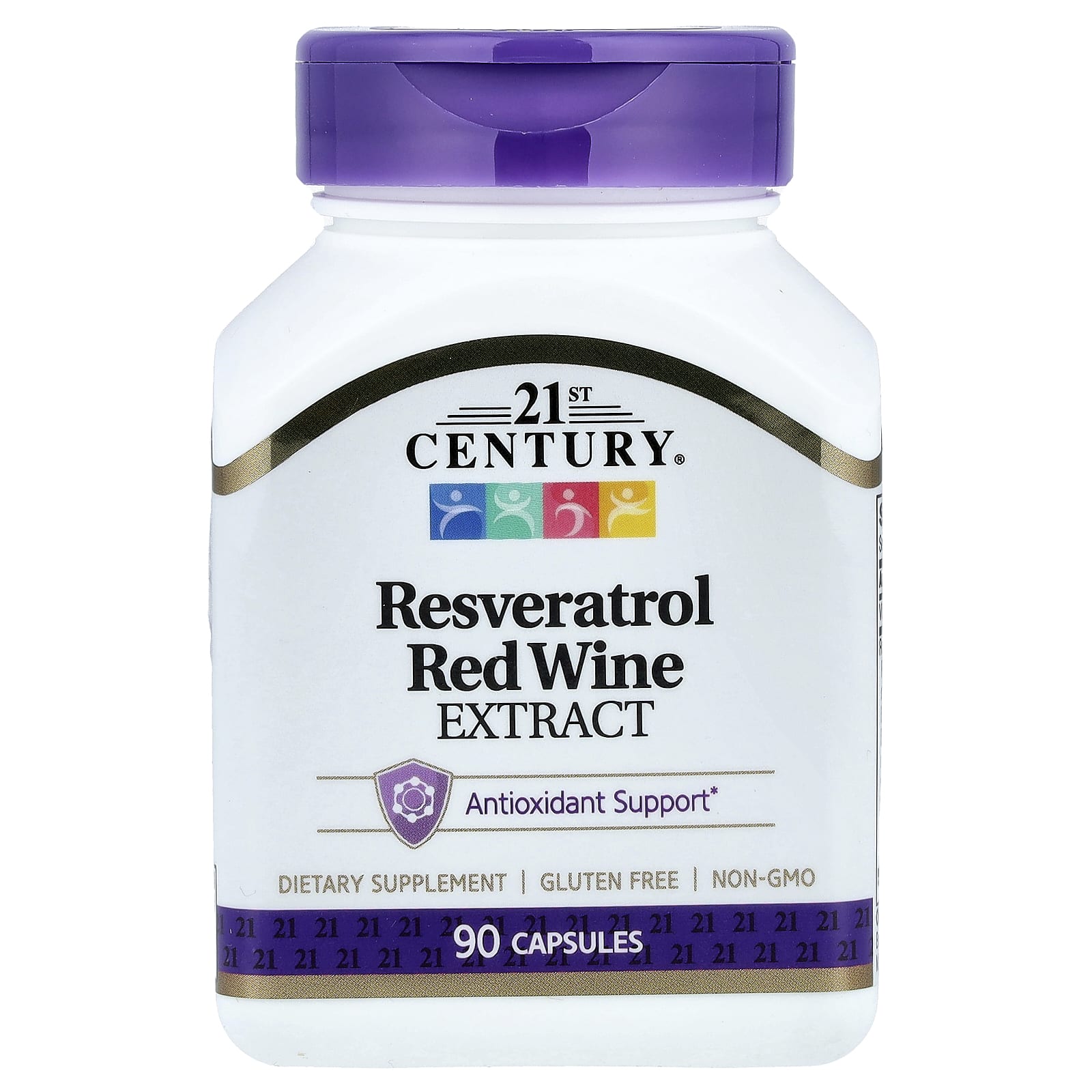 21st Century Resveratrol Red Wine Extract – 90 gélules — Tunisie