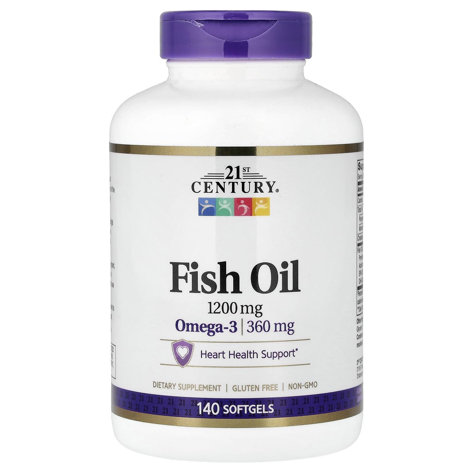 21st Century Fish Oil – 140 capsules molles — Tunisie