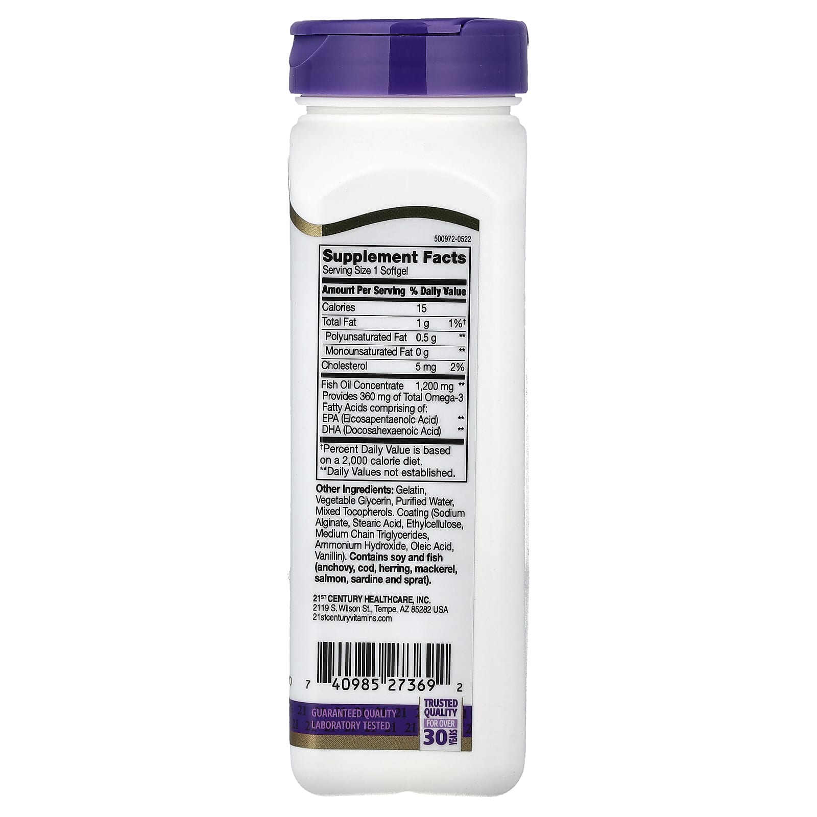 21st Century Fish Oil – 1200 mg — photo 2 sur 2