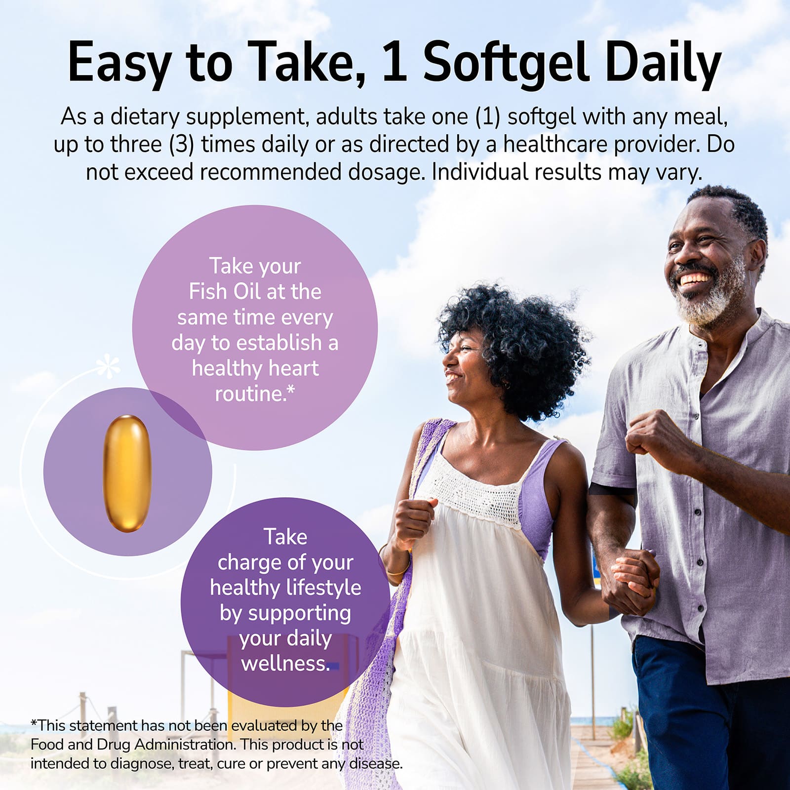21st Century Fish Oil – 1200 mg — étiquette 6