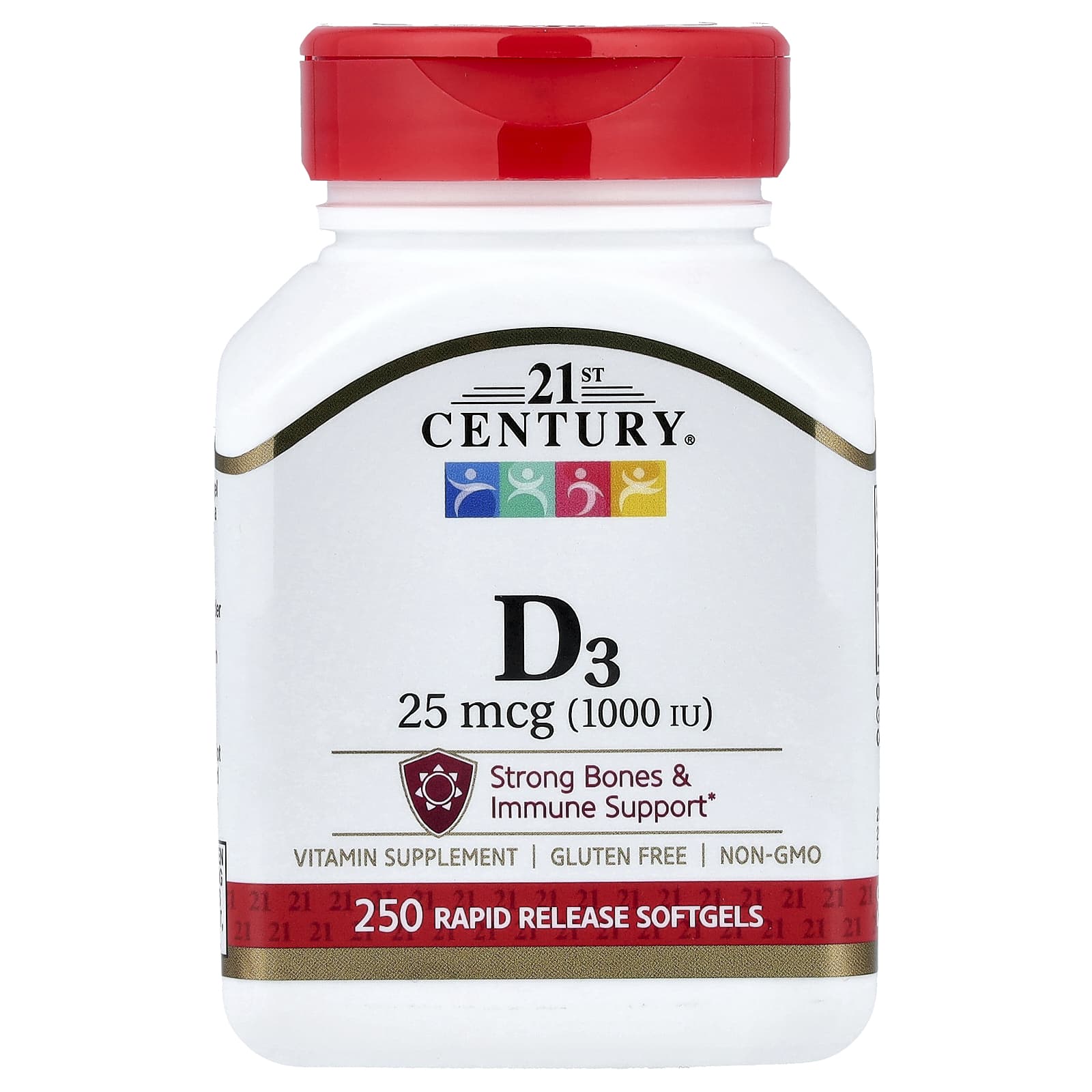 21st Century Vitamin D3 – 25 µg — Tunisie