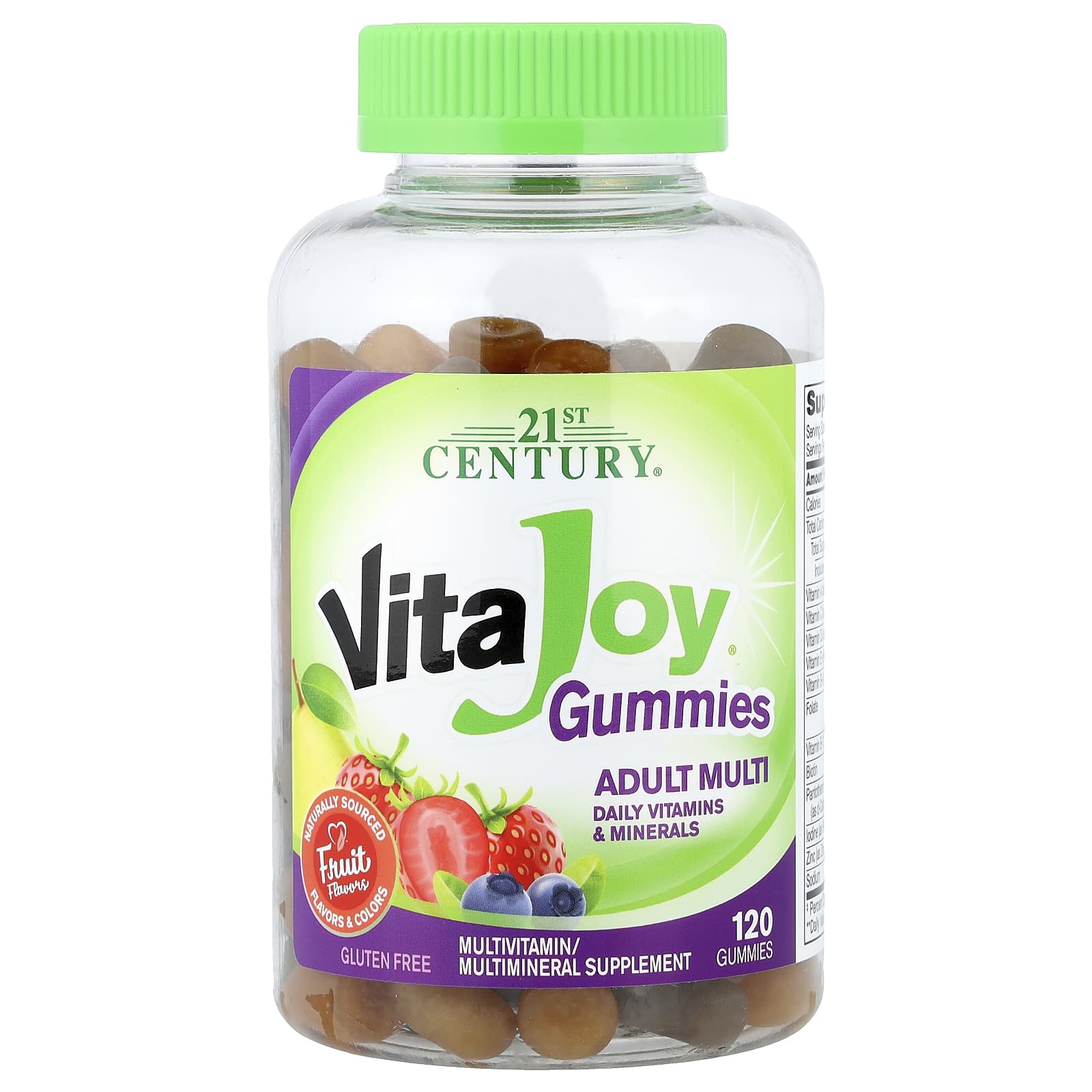 21st Century VitaJoy Adult Multi Gummies – Fruit – 120 gommes — Tunisie