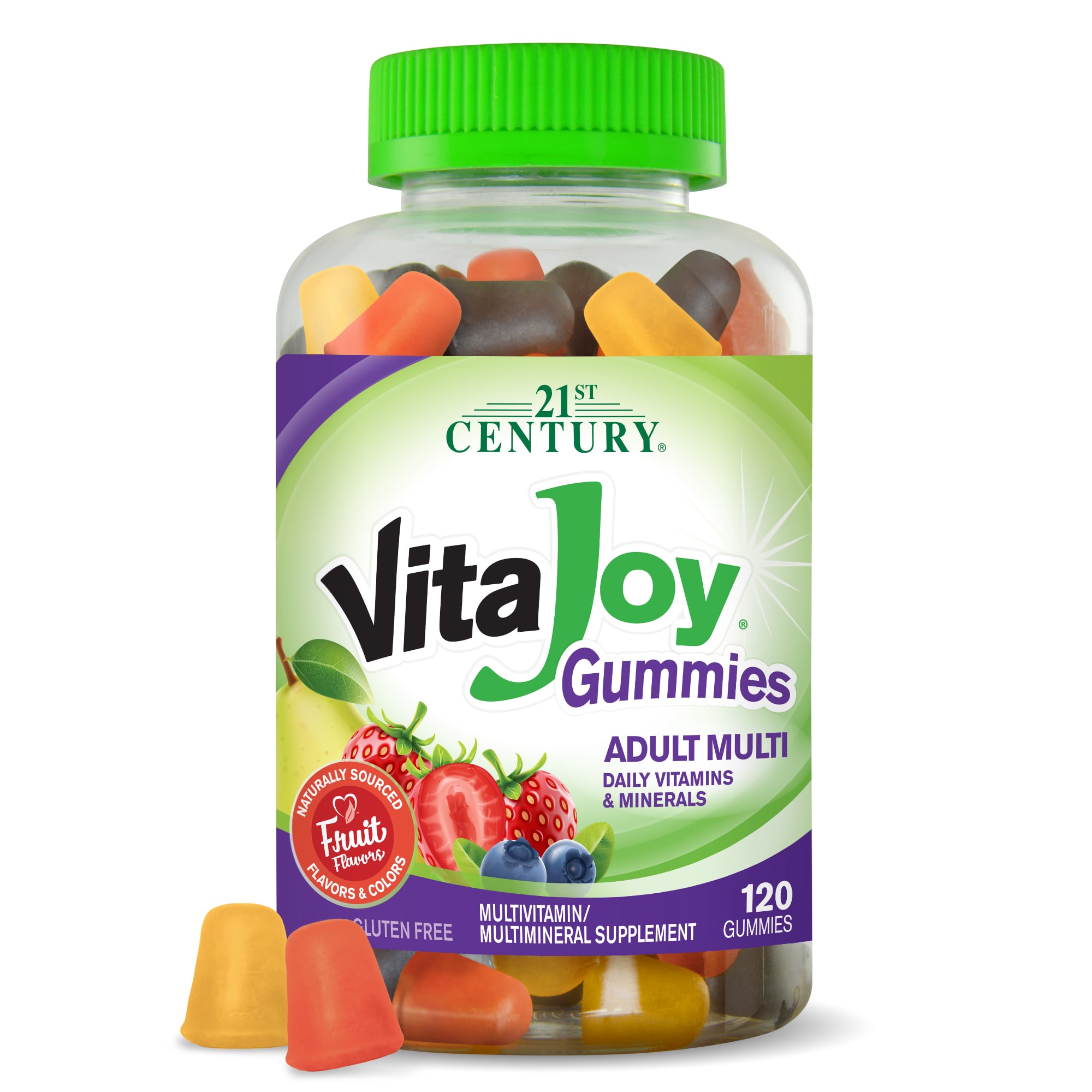 21st Century VitaJoy Adult Multi Gummies – Fruit – 120 gommes — étiquette 2