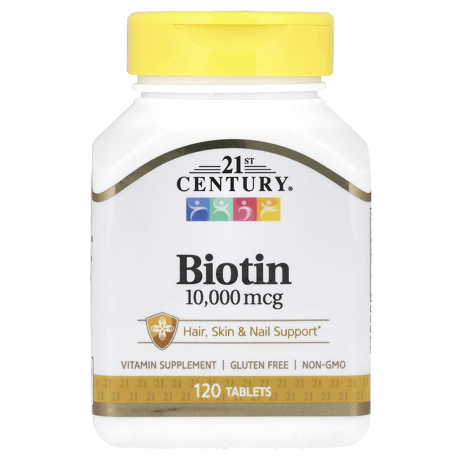21st Century Biotin – 120 comprimés — Tunisie