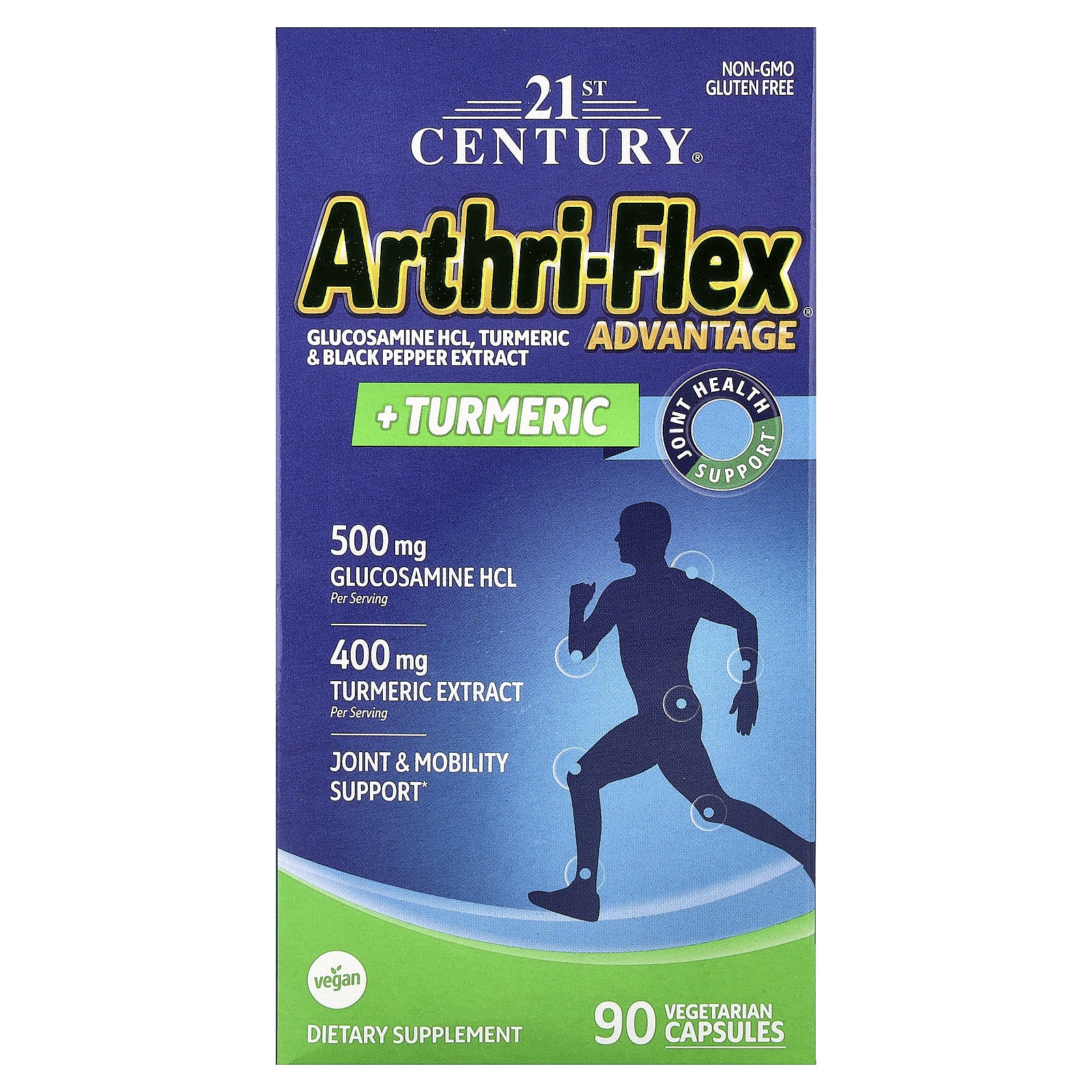 21st Century Arthri-Flex Advantage + Turmeric – 90 gélules végétales — Tunisie