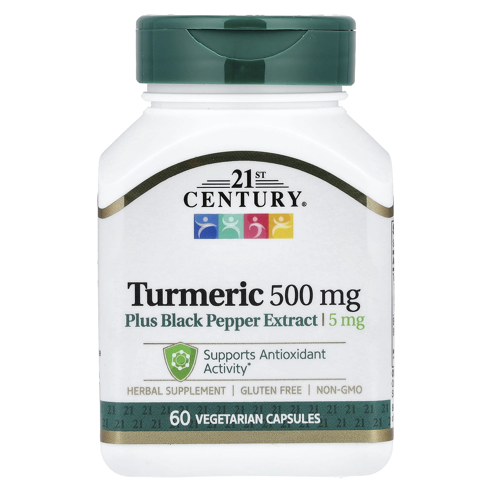 21st Century Turmeric Plus Black Pepper Extract – 60 gélules végétales — Tunisie