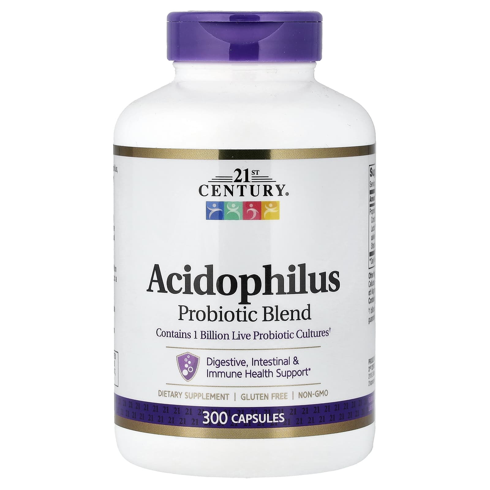 21st Century Acidophilus Probiotic Blend – 300 gélules — Tunisie