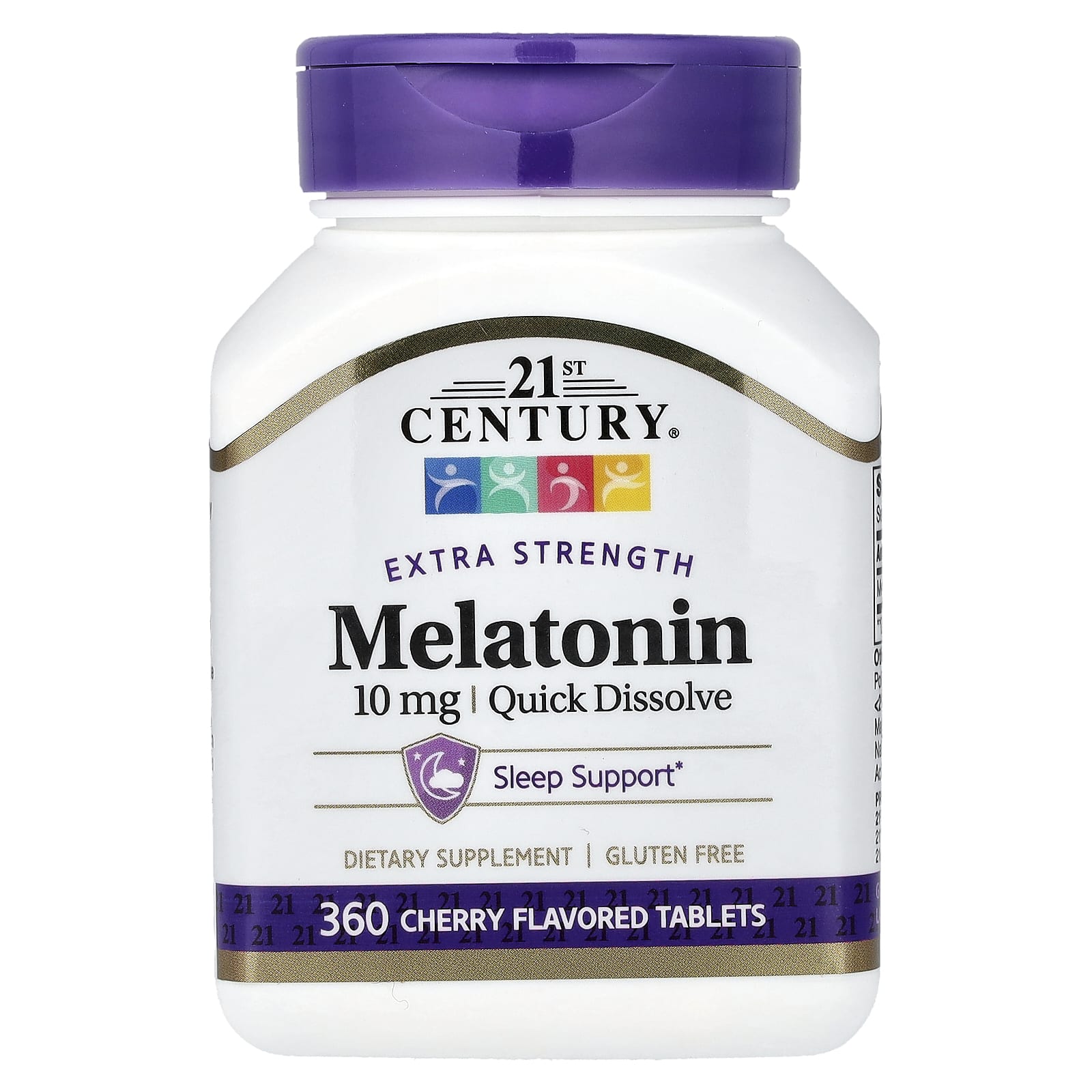21st Century Melatonin, Quick Dissolve – Cherry – 360 comprimés — Tunisie