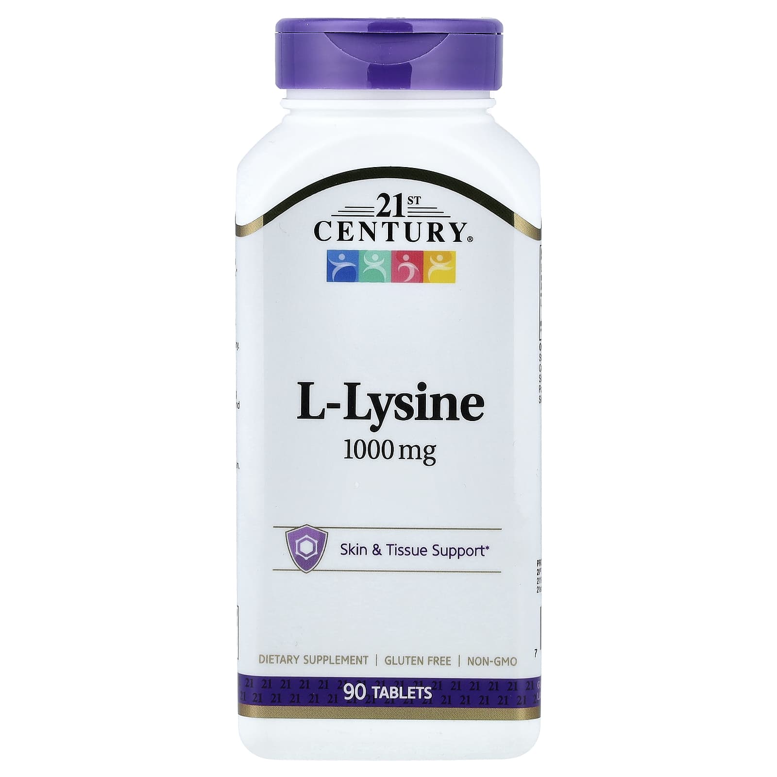 21st Century L-Lysine – 90 comprimés — Tunisie