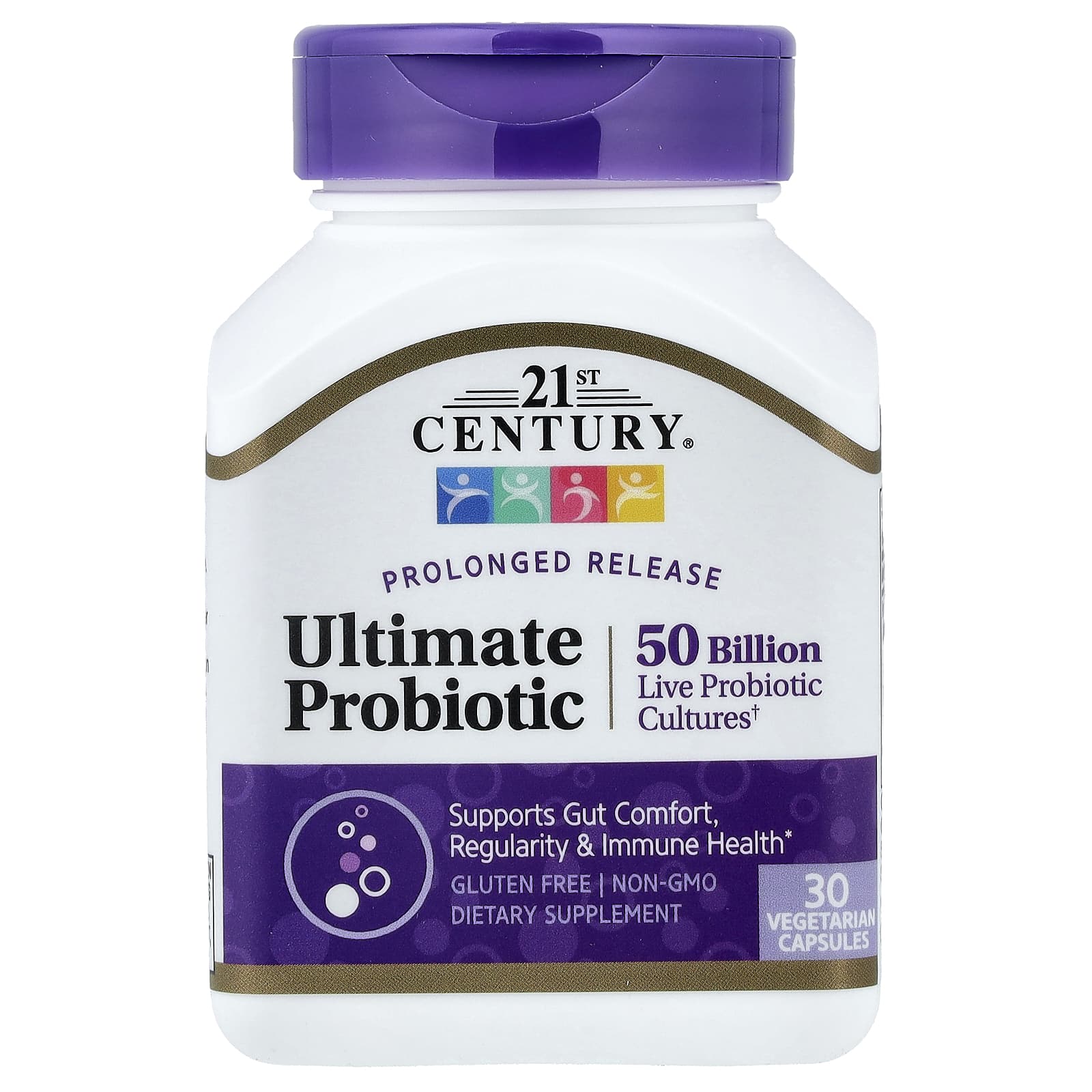 21st Century Ultimate Probiotic – 30 gélules végétales — étiquette 1