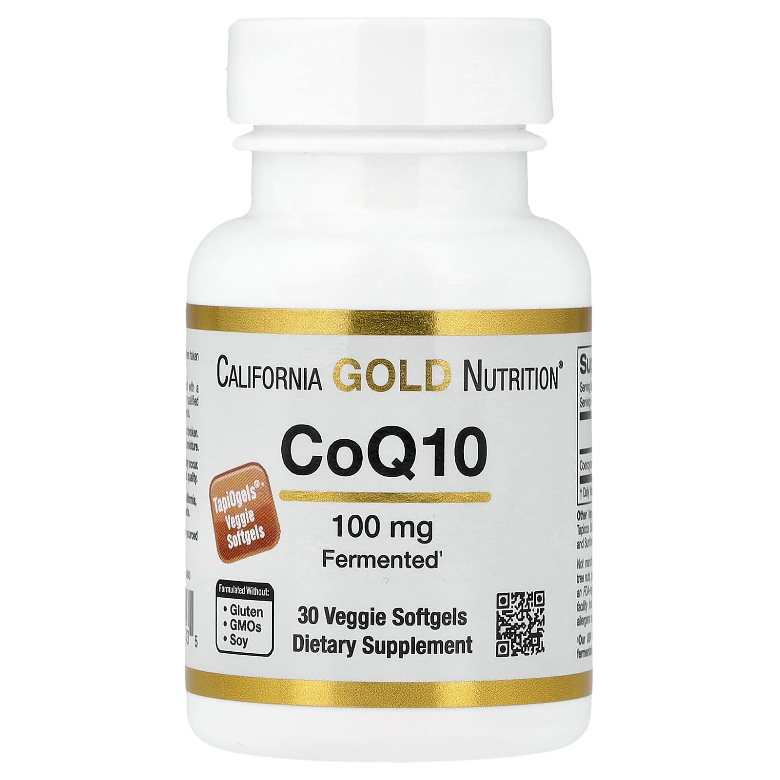California Gold Nutrition CoQ10 – 30 capsules molles – 100 mg — Tunisie