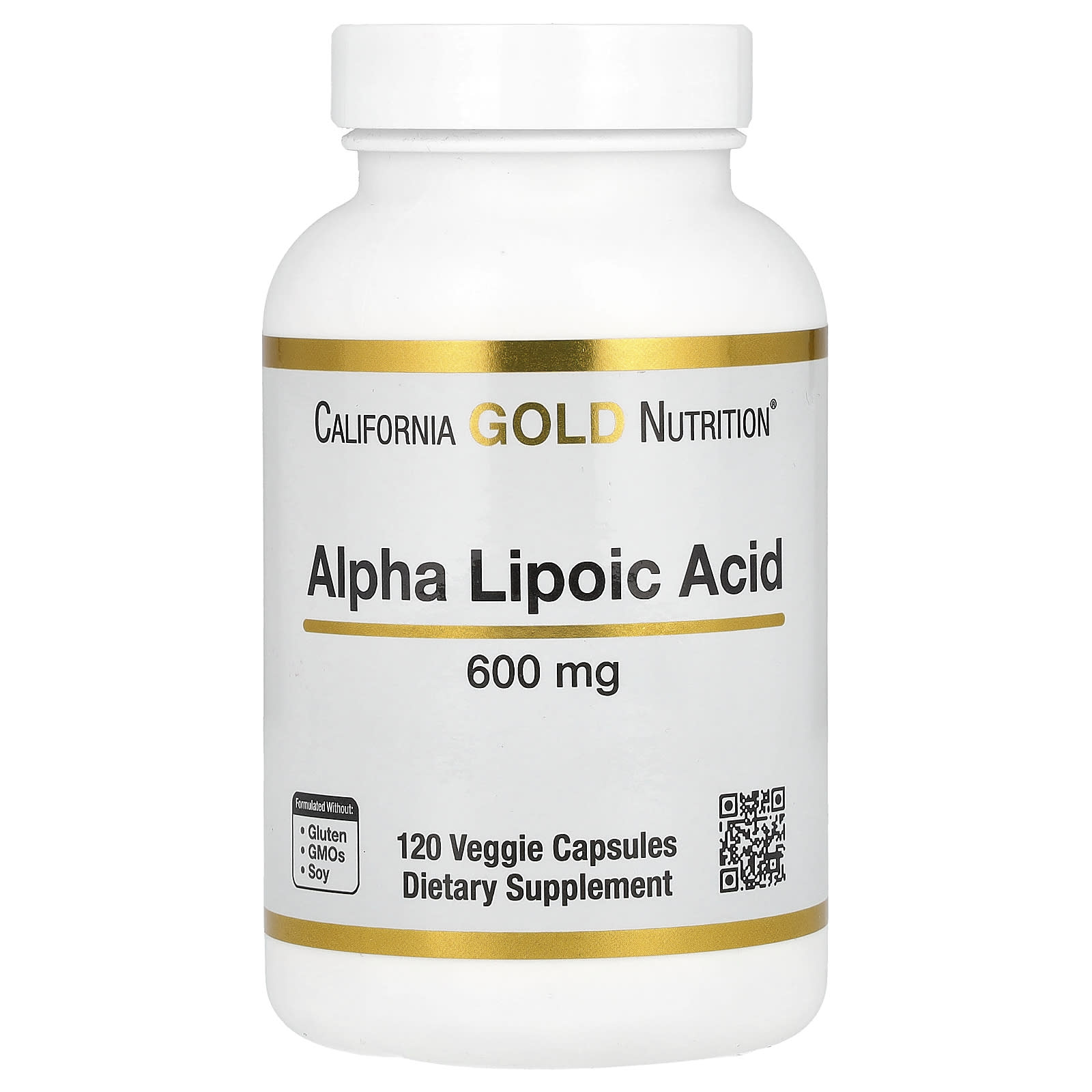California Gold Nutrition Alpha Lipoic Acid – 120 gélules végétales — Tunisie